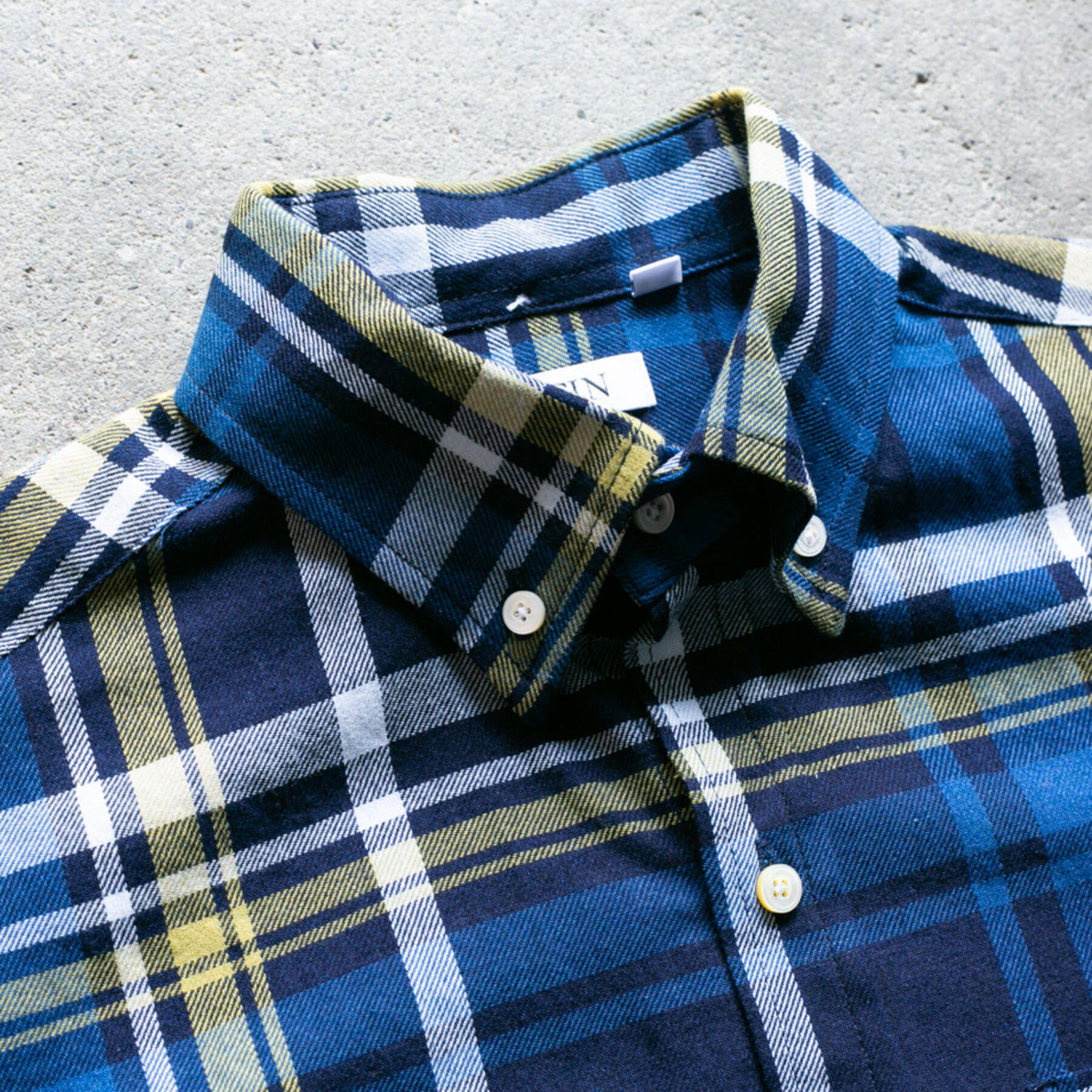 gustin #1049 indigo plaid