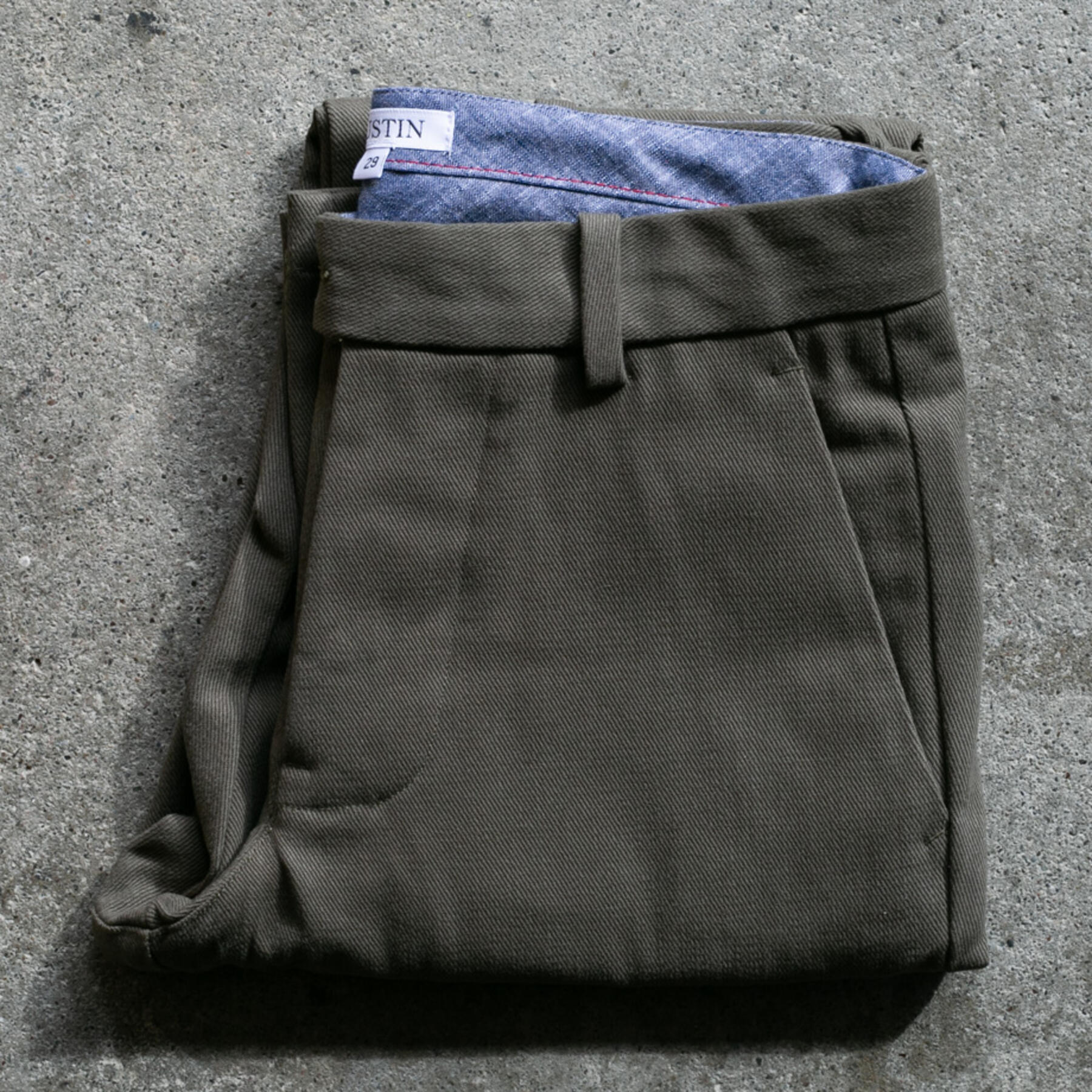 gustin #218 superheavy chinos - olive