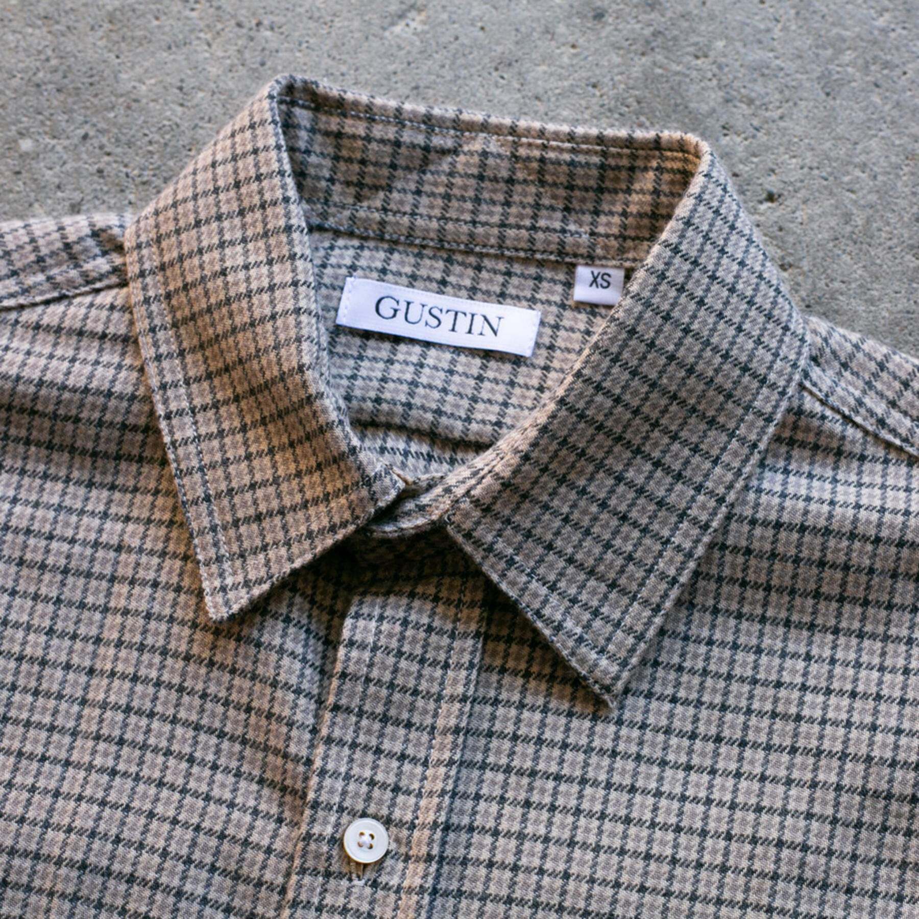 gustin #1060 antique cast shirt - grid