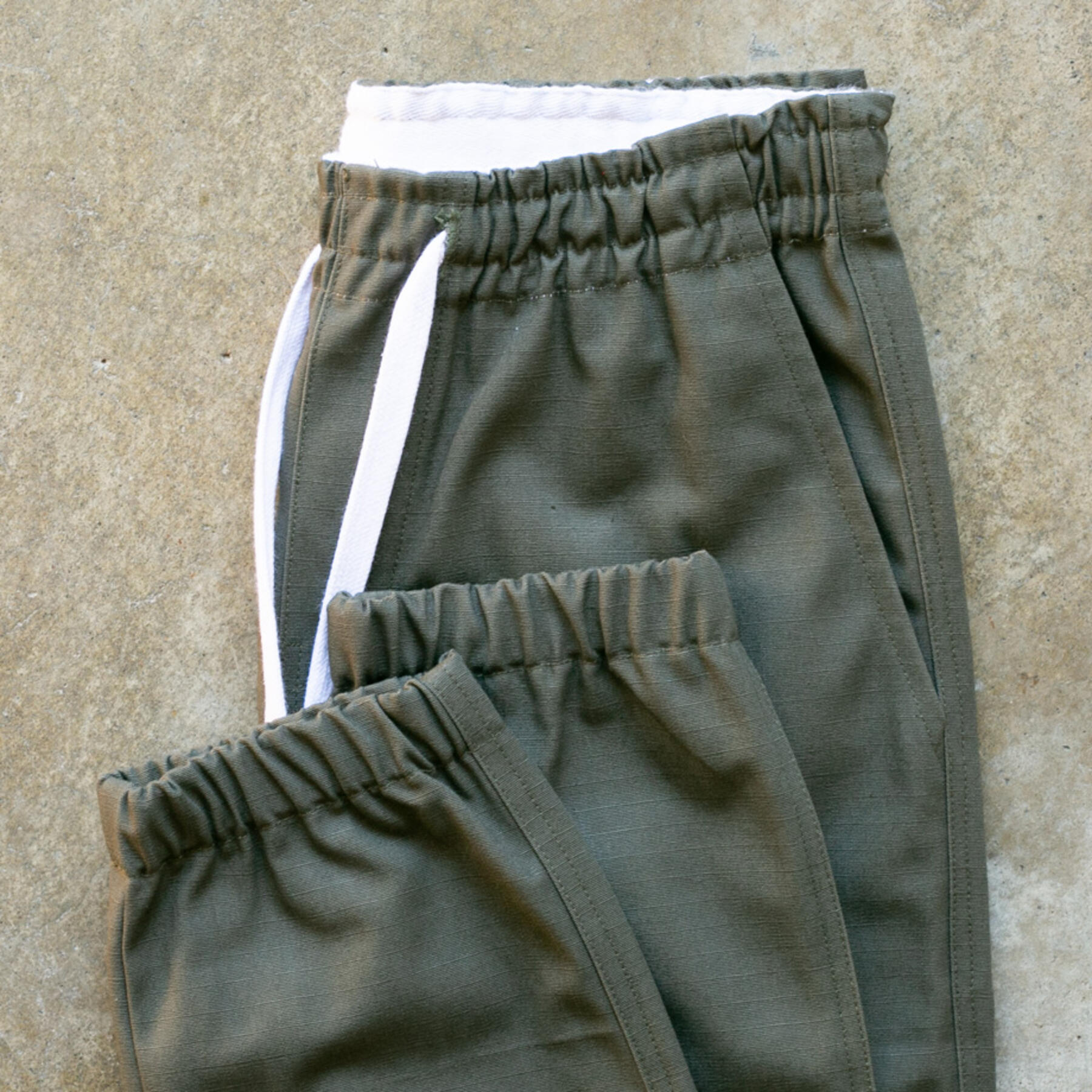 gustin american ripstop joggers - moss