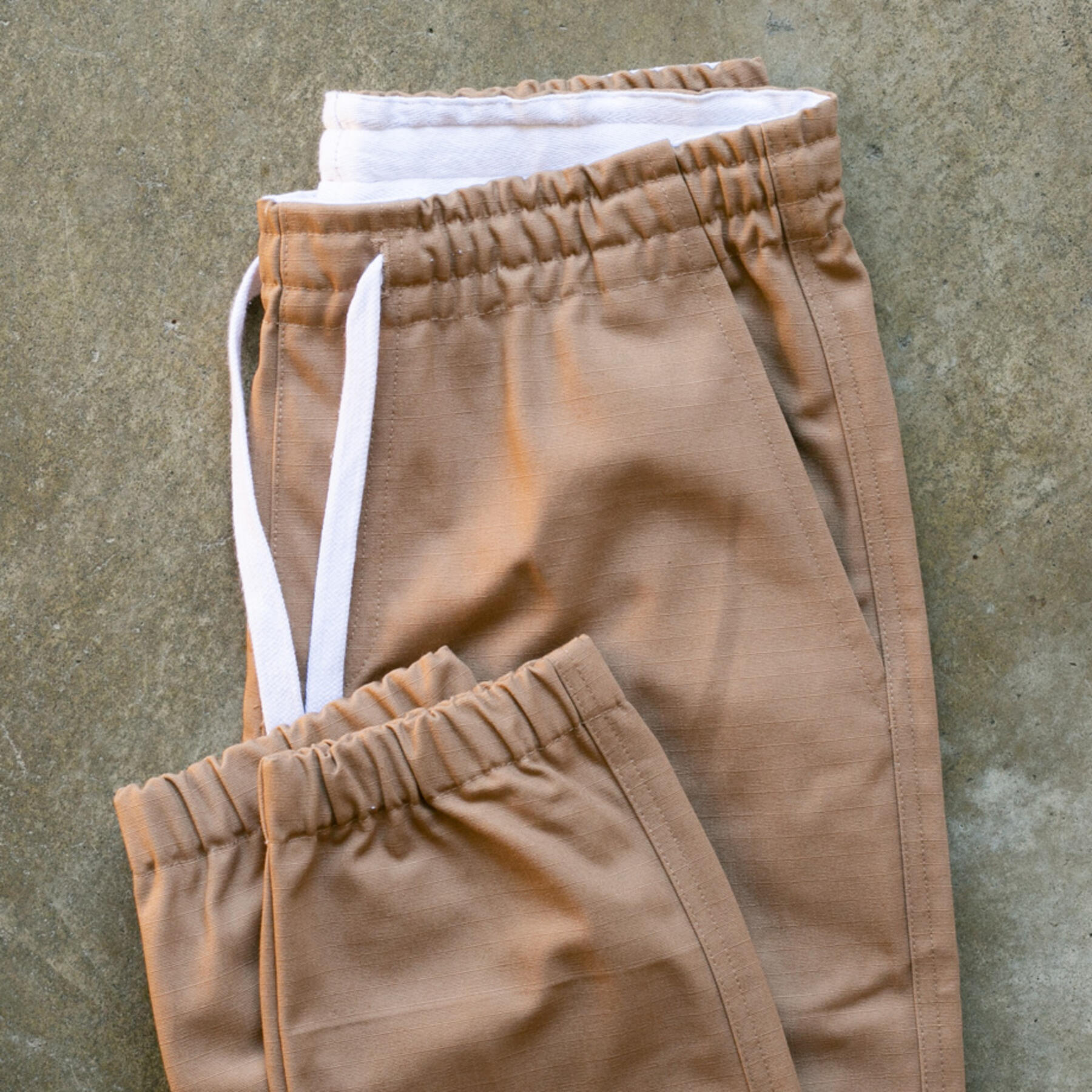 gustin american ripstop joggers - gold khaki
