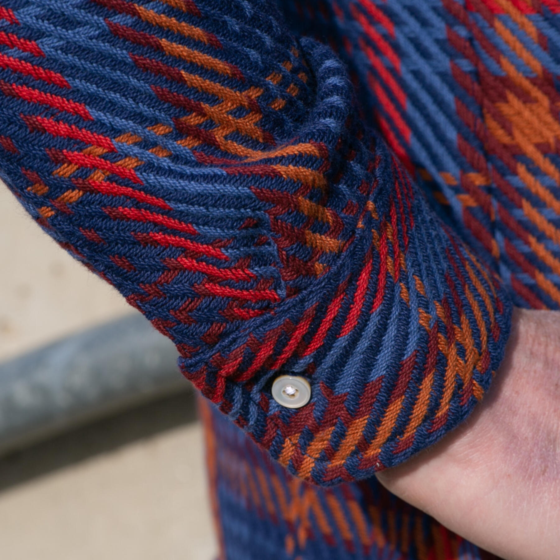 gustin #1062 monster rope shirt - blue