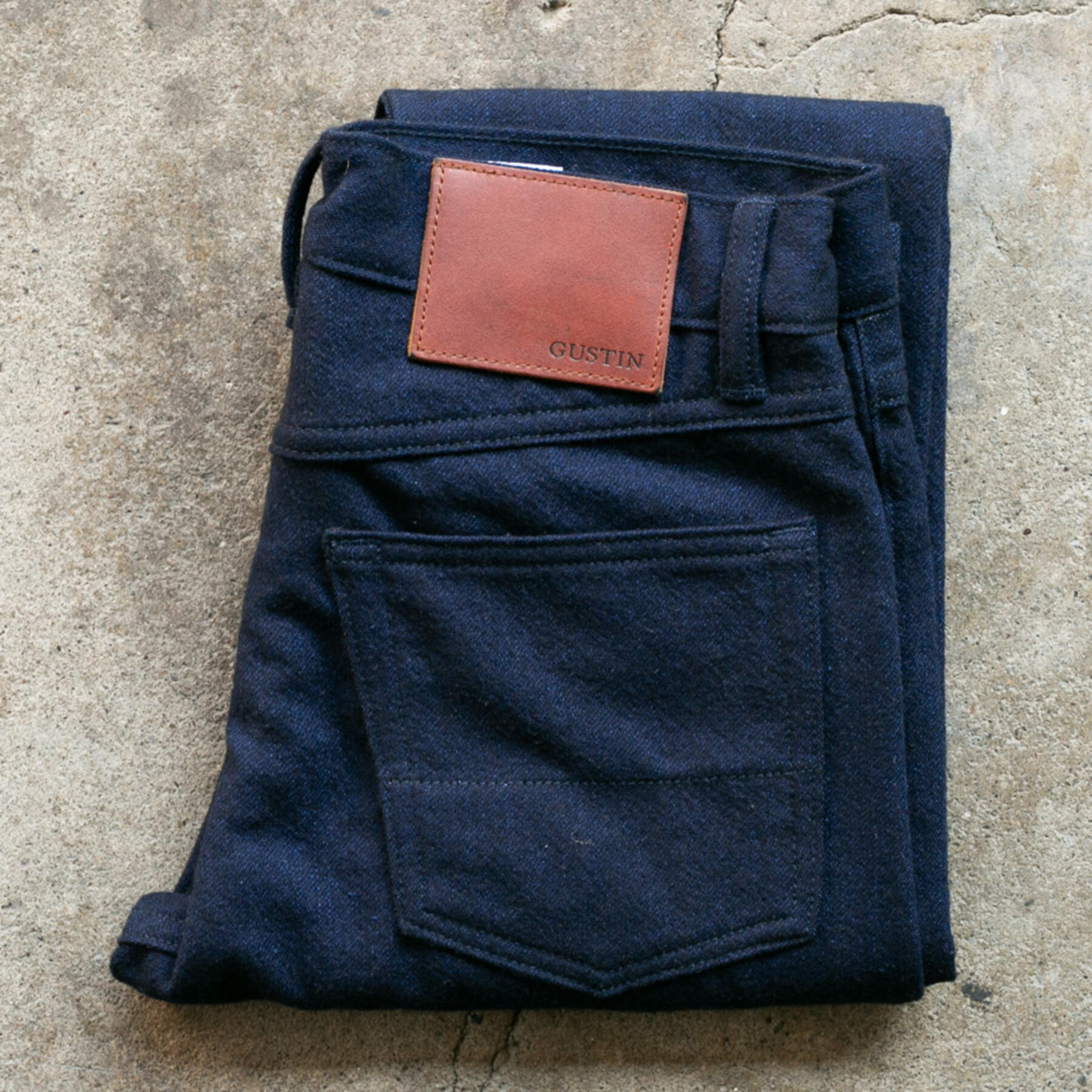 gustin #248 japan ultrasoft 5 pocket - indigo