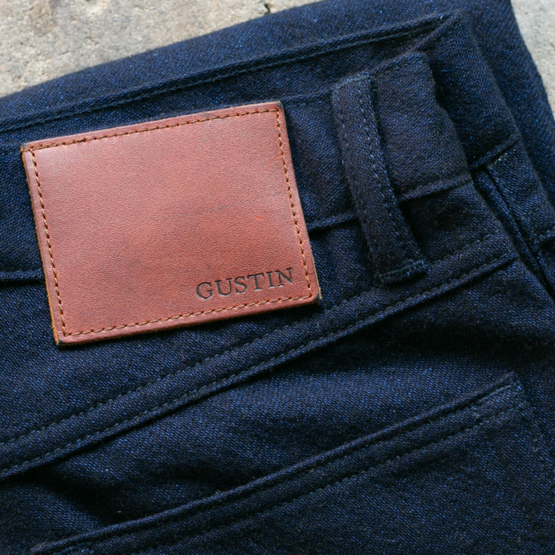 gustin #248 japan ultrasoft 5 pocket - indigo
