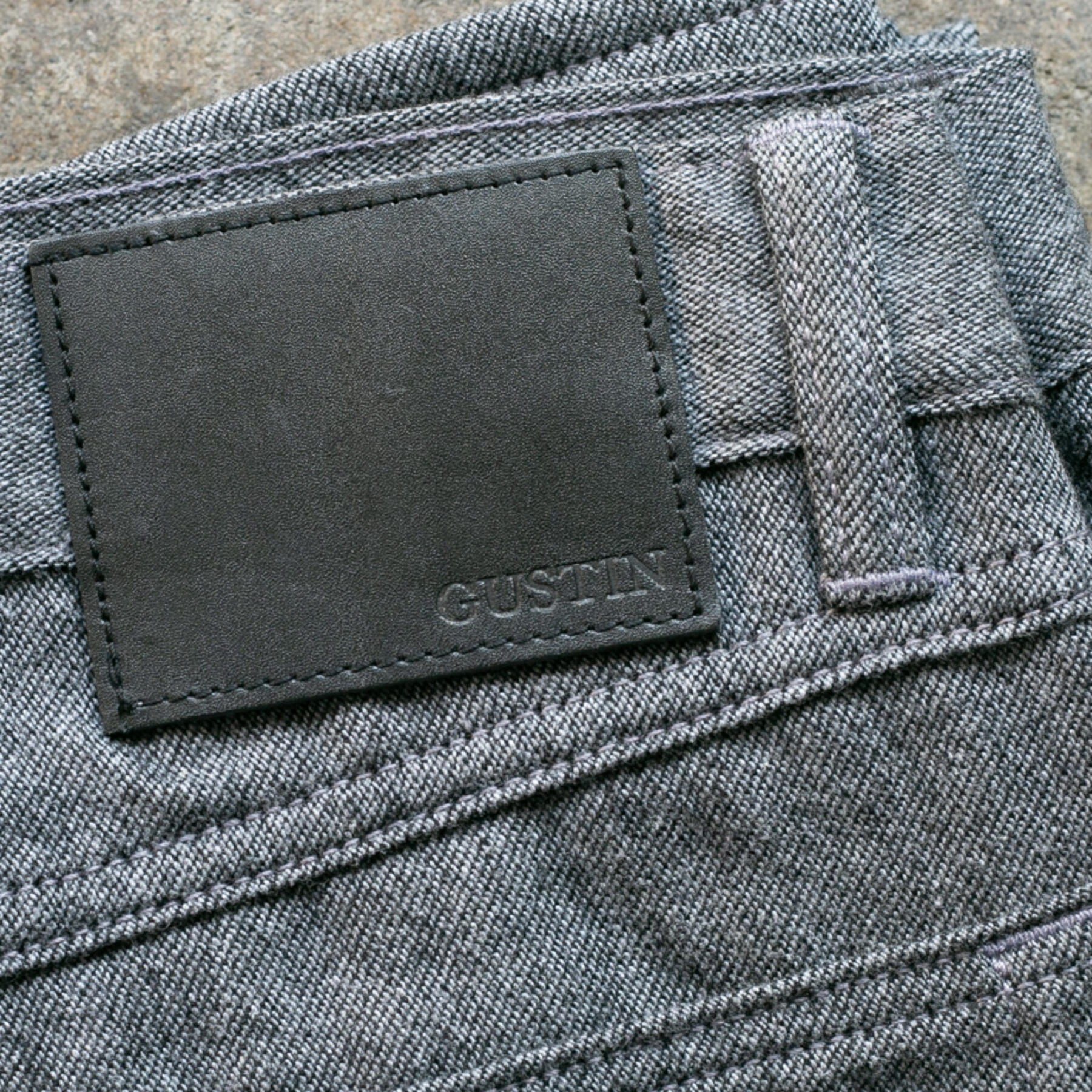 gustin #249 japan ultrasoft 5 pocket - greyxblack