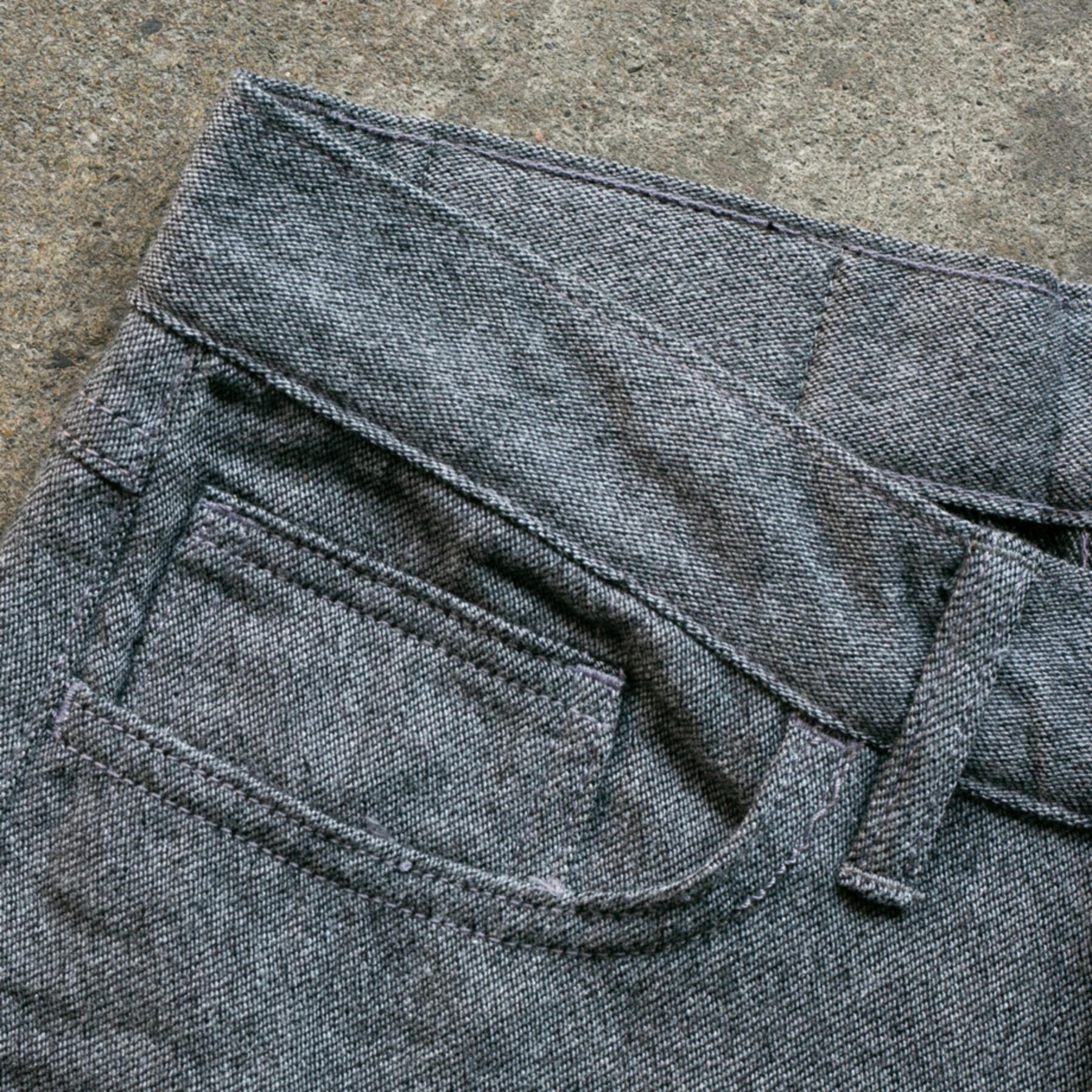 gustin #249 japan ultrasoft 5 pocket - greyxblack