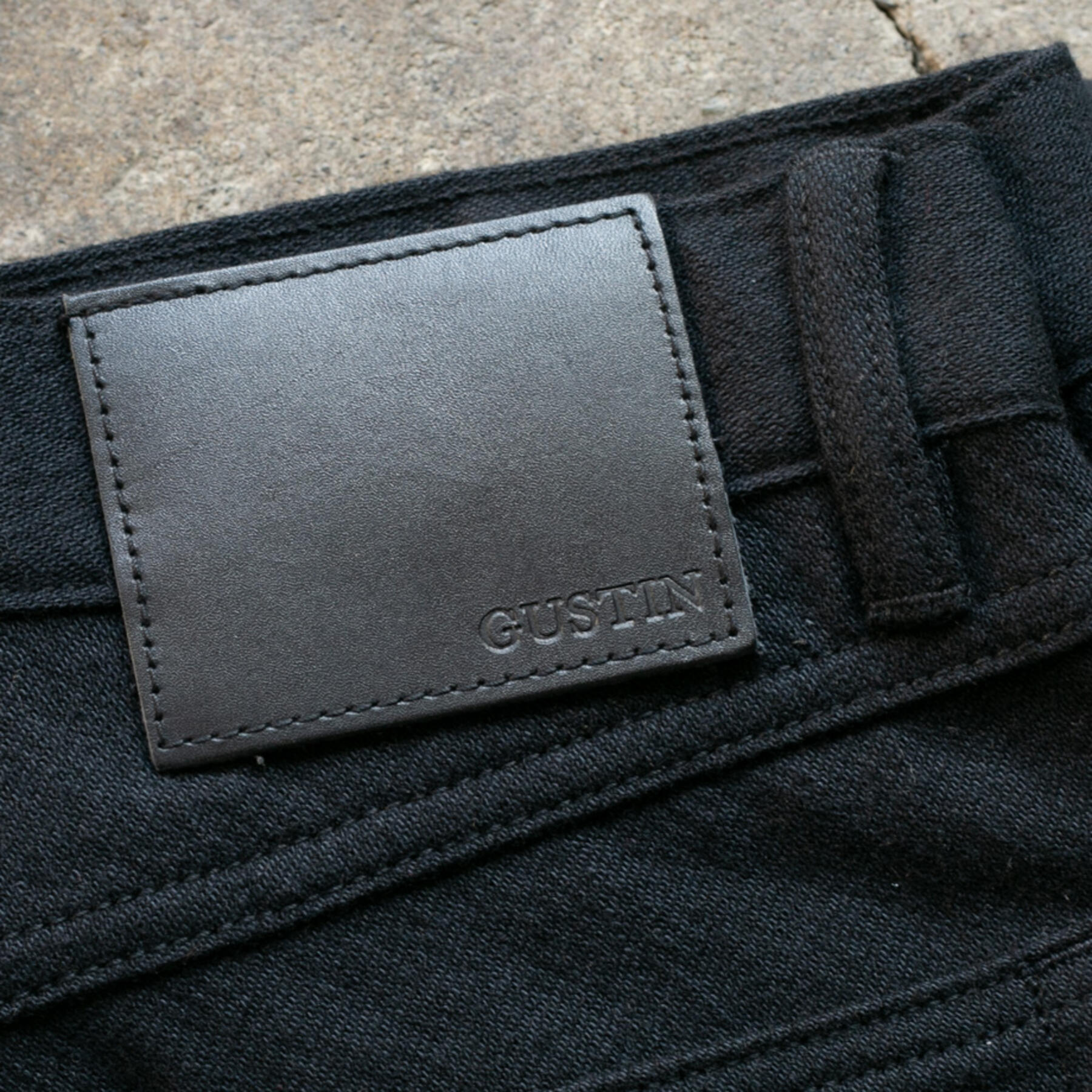 gustin #250 japan ultrasoft 5 pocket - black