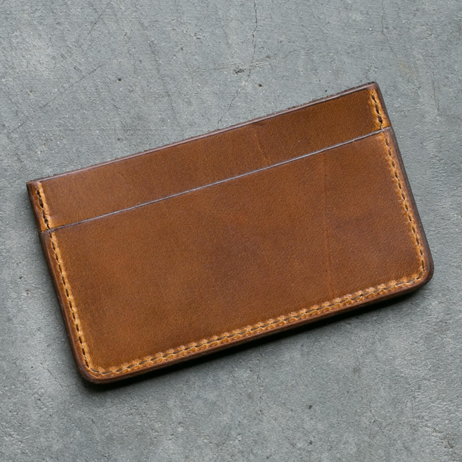 gustin simple wallet - horween essex