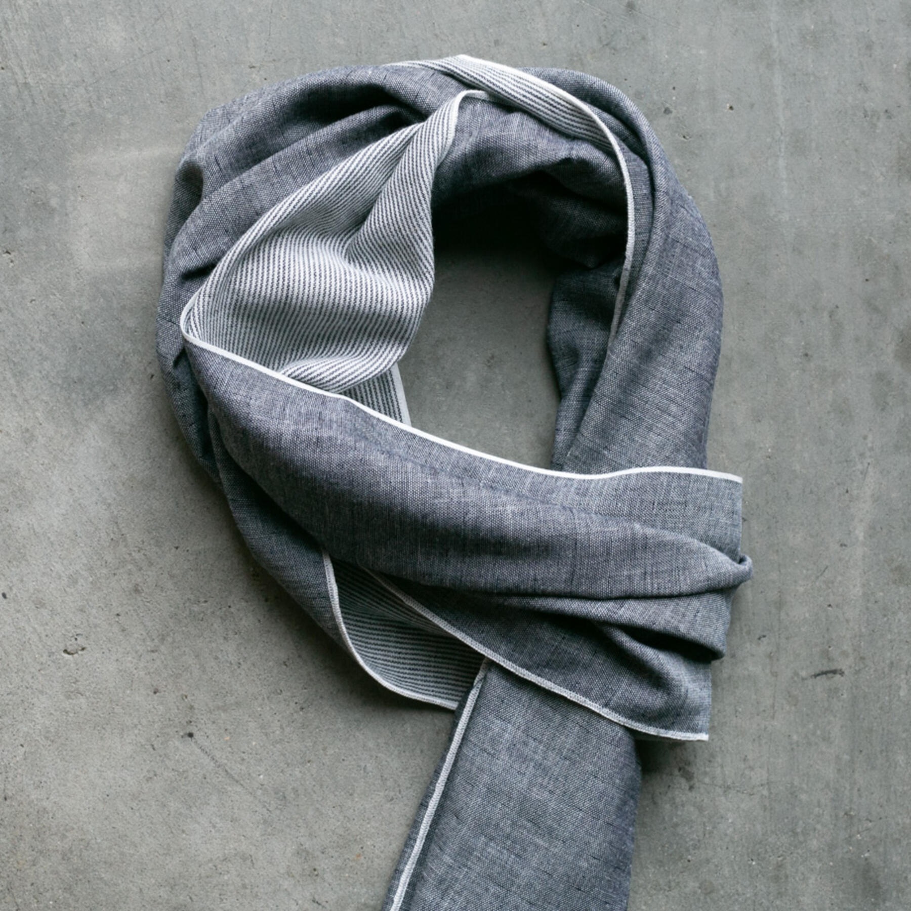 gustin double selvedge scarf