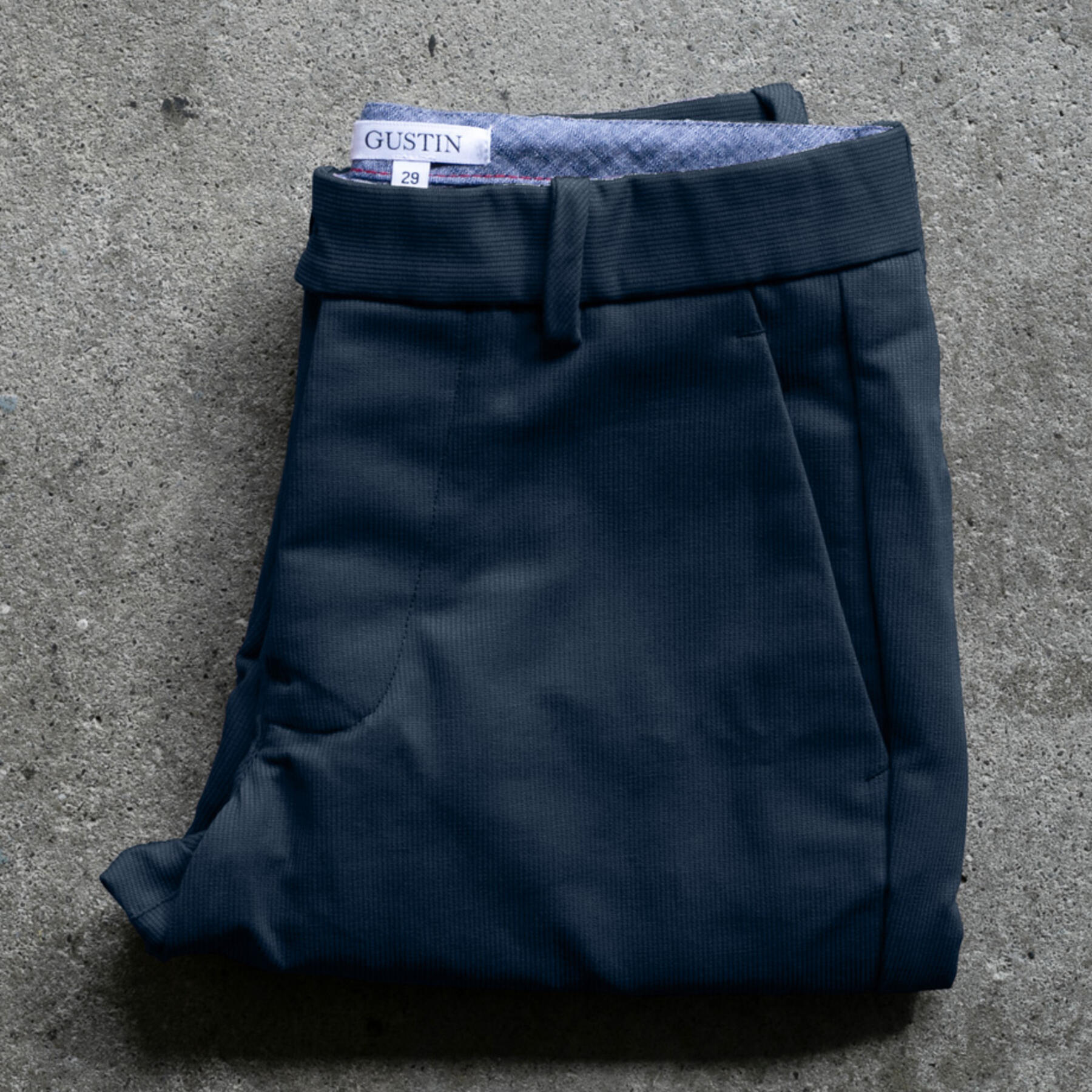 gustin #223 bedford corduroy chinos - navy