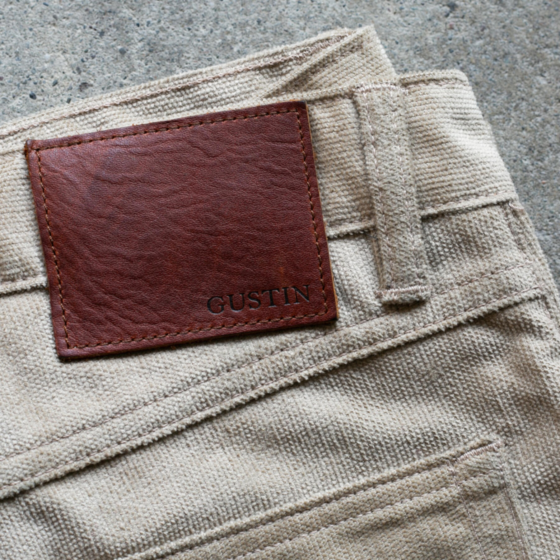 gustin #255 italian brushed corduroy - wheat
