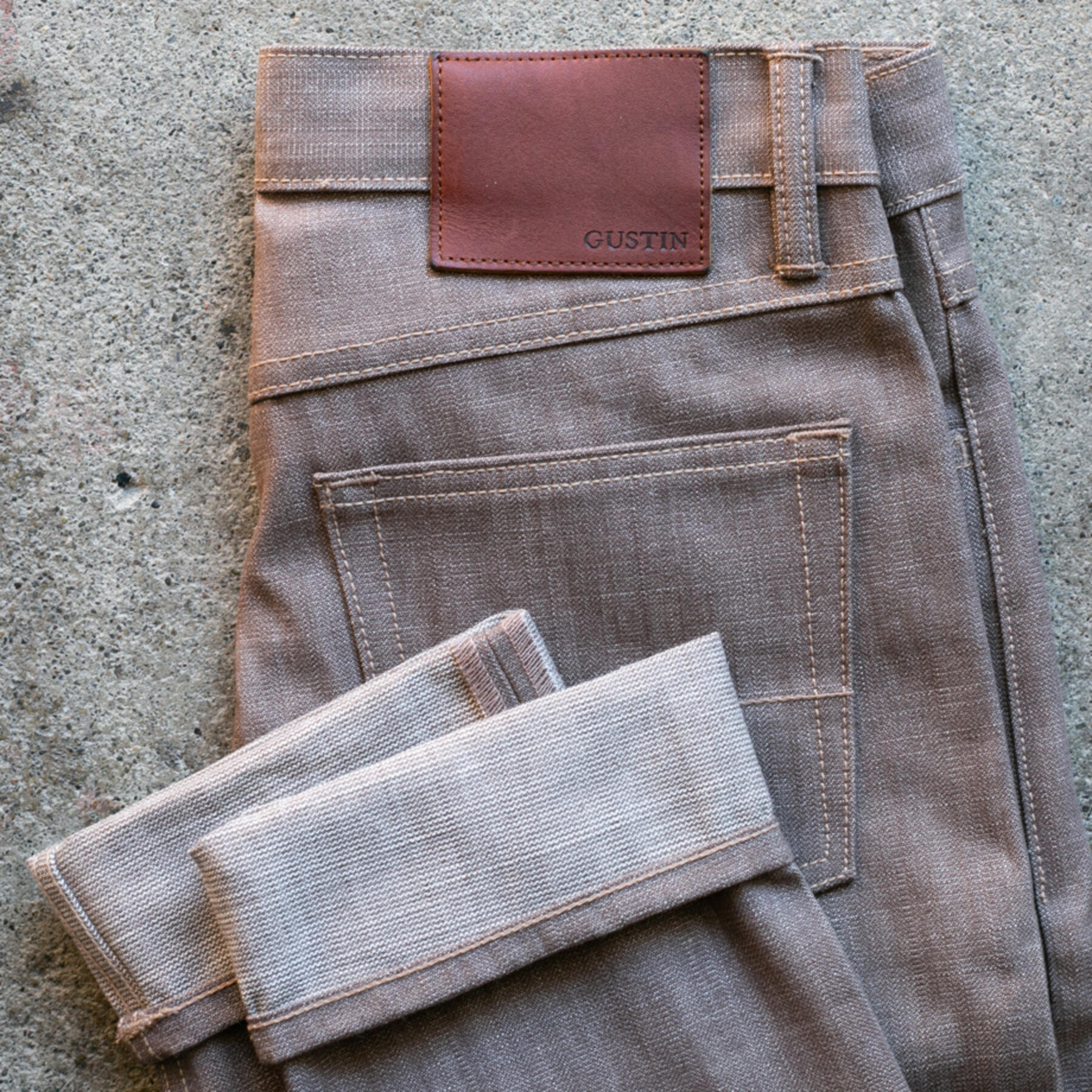 gustin #256 heavy umber broken twill