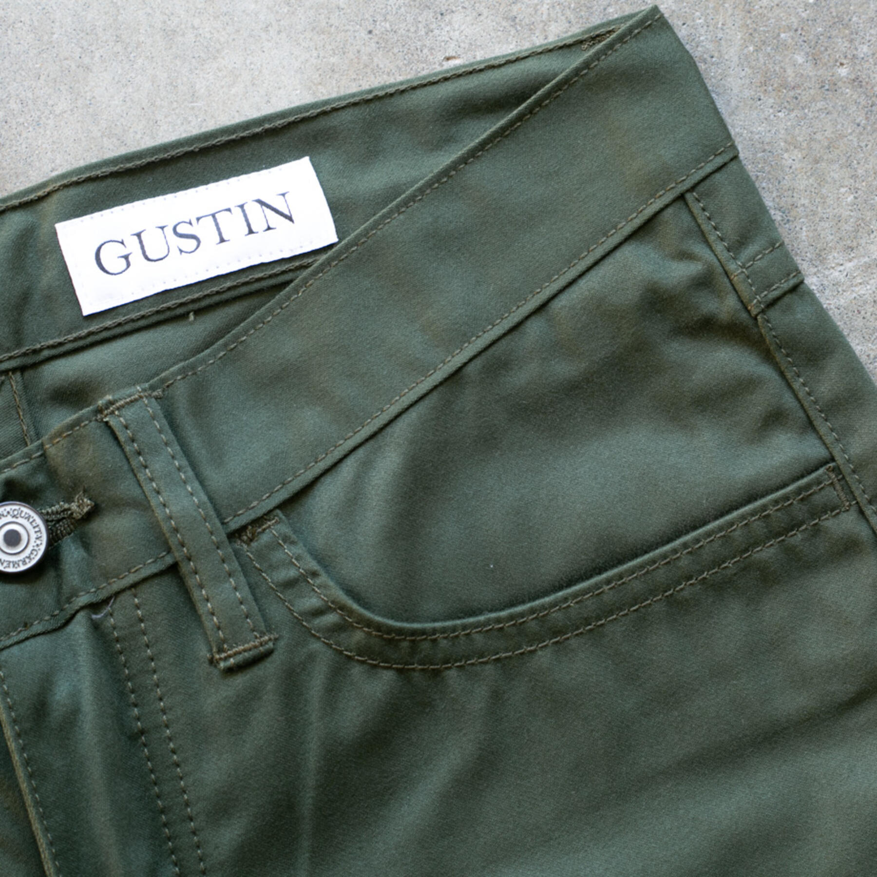 gustin #257 military sateen - olive