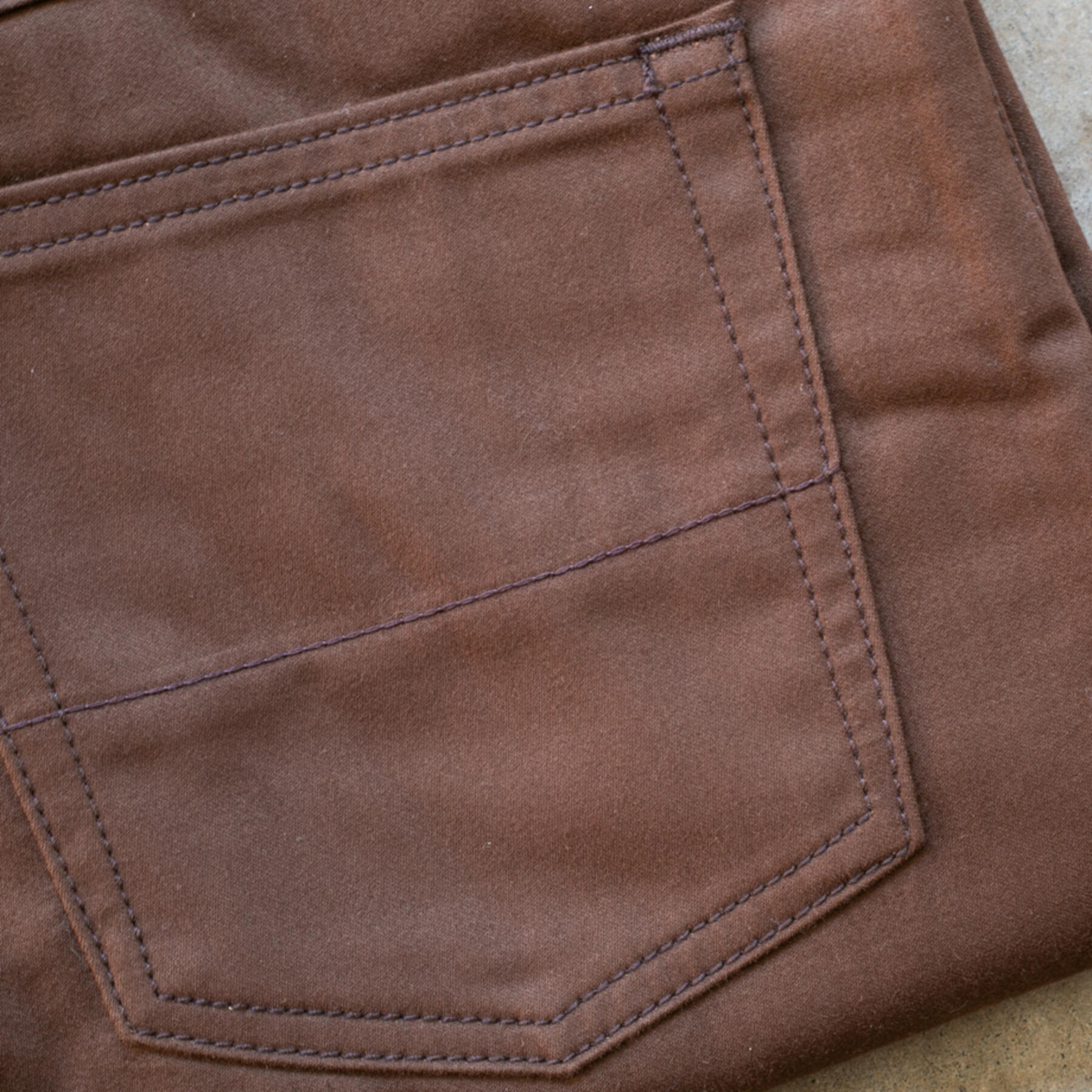 gustin #258 military sateen - rust brown