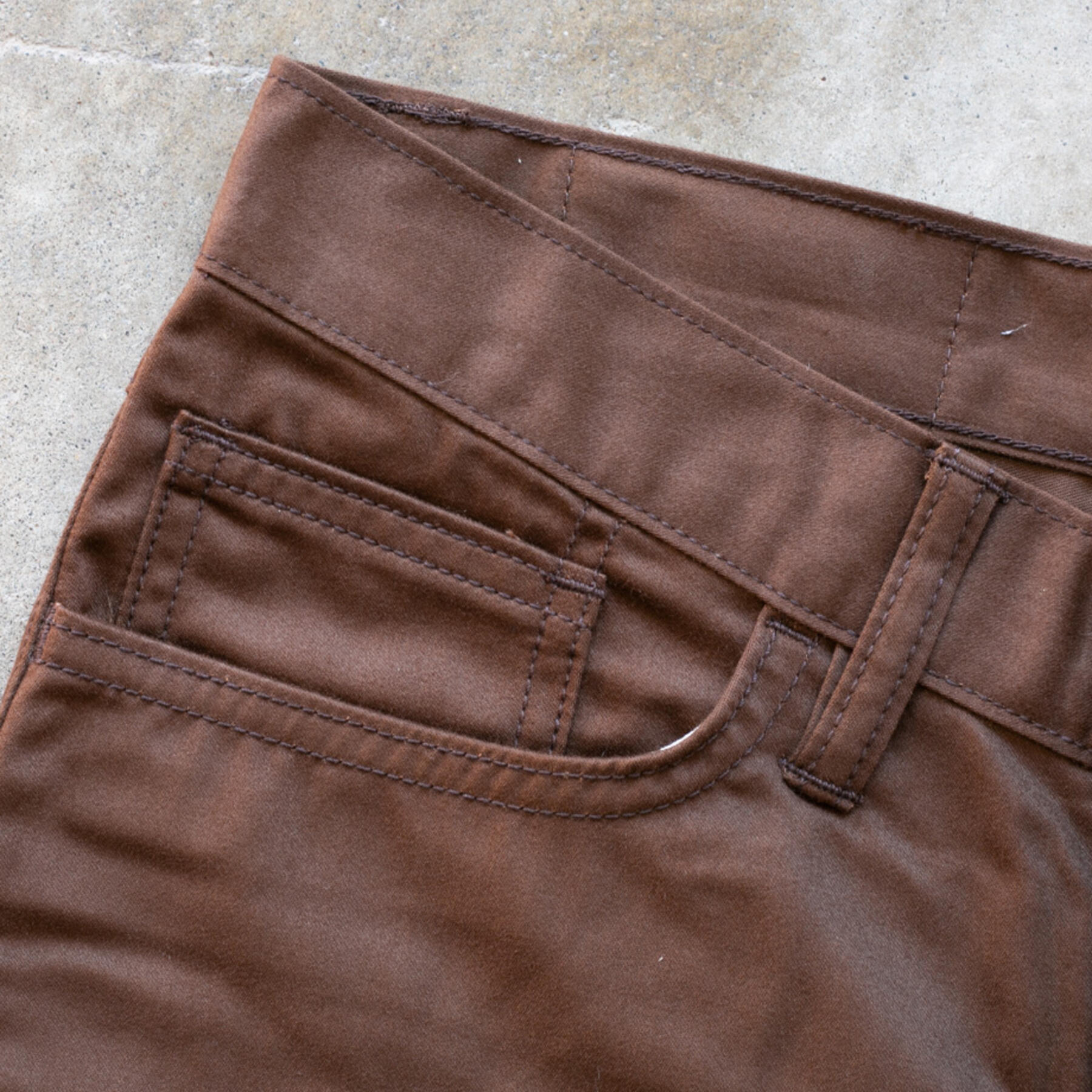 gustin #258 military sateen - rust brown