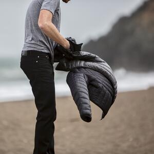 gustin #248 blackxgrey selvedge twill