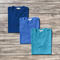 gustin heavyweight t-shirt vivid blue collection (true blue, royal, teal)
