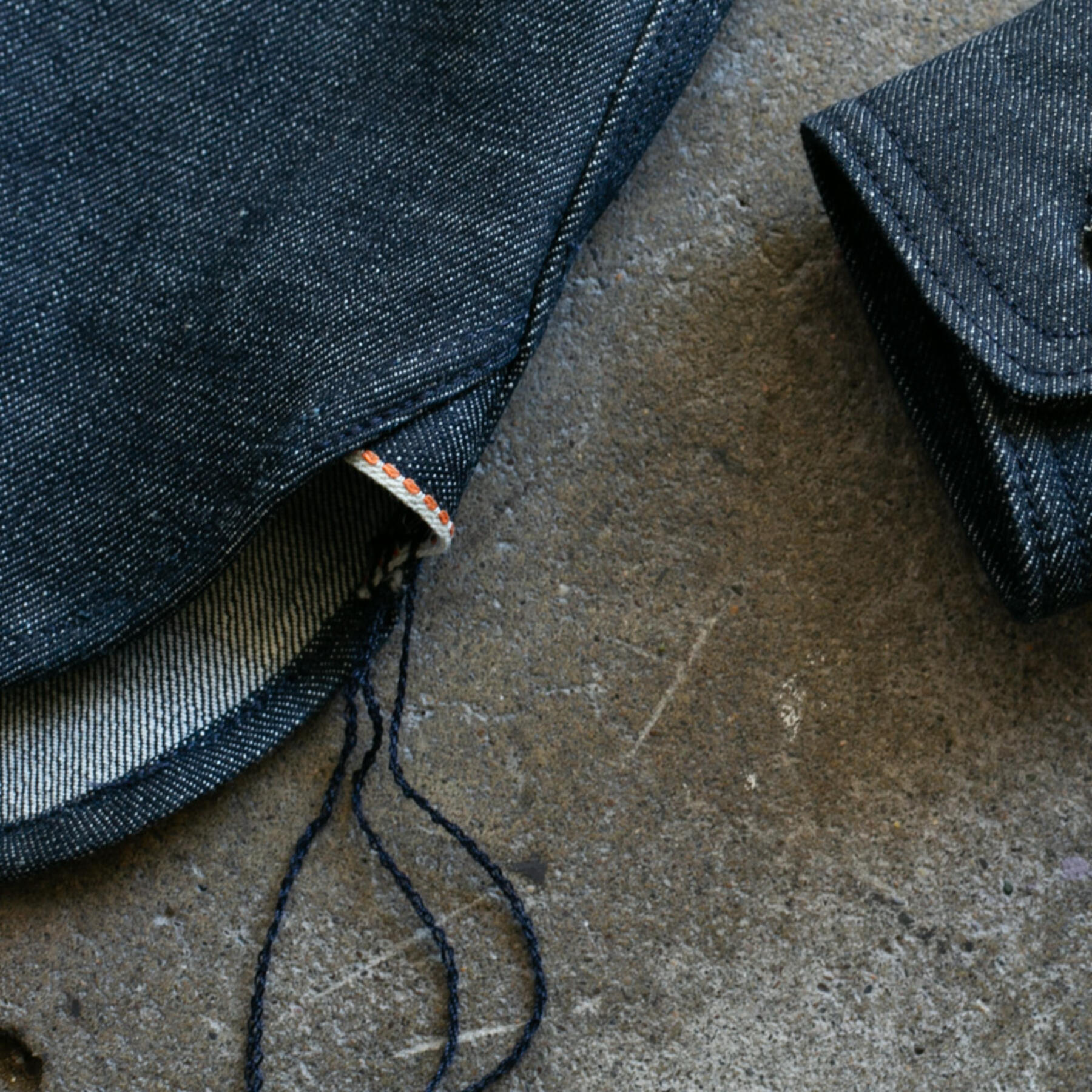 gustin #192 okayama standard workshirt - tonal thread