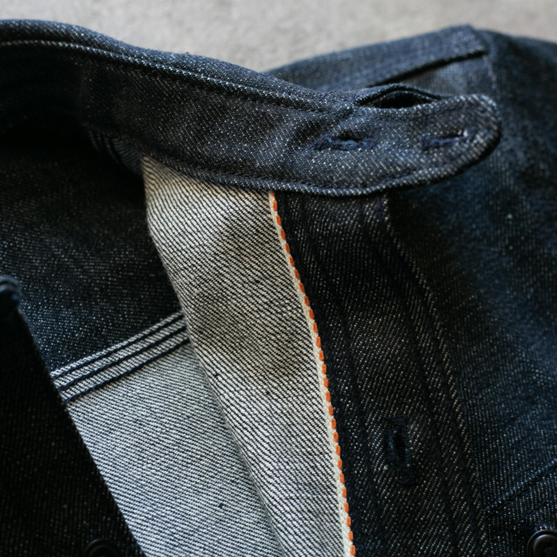 gustin #192 okayama standard workshirt - tonal thread
