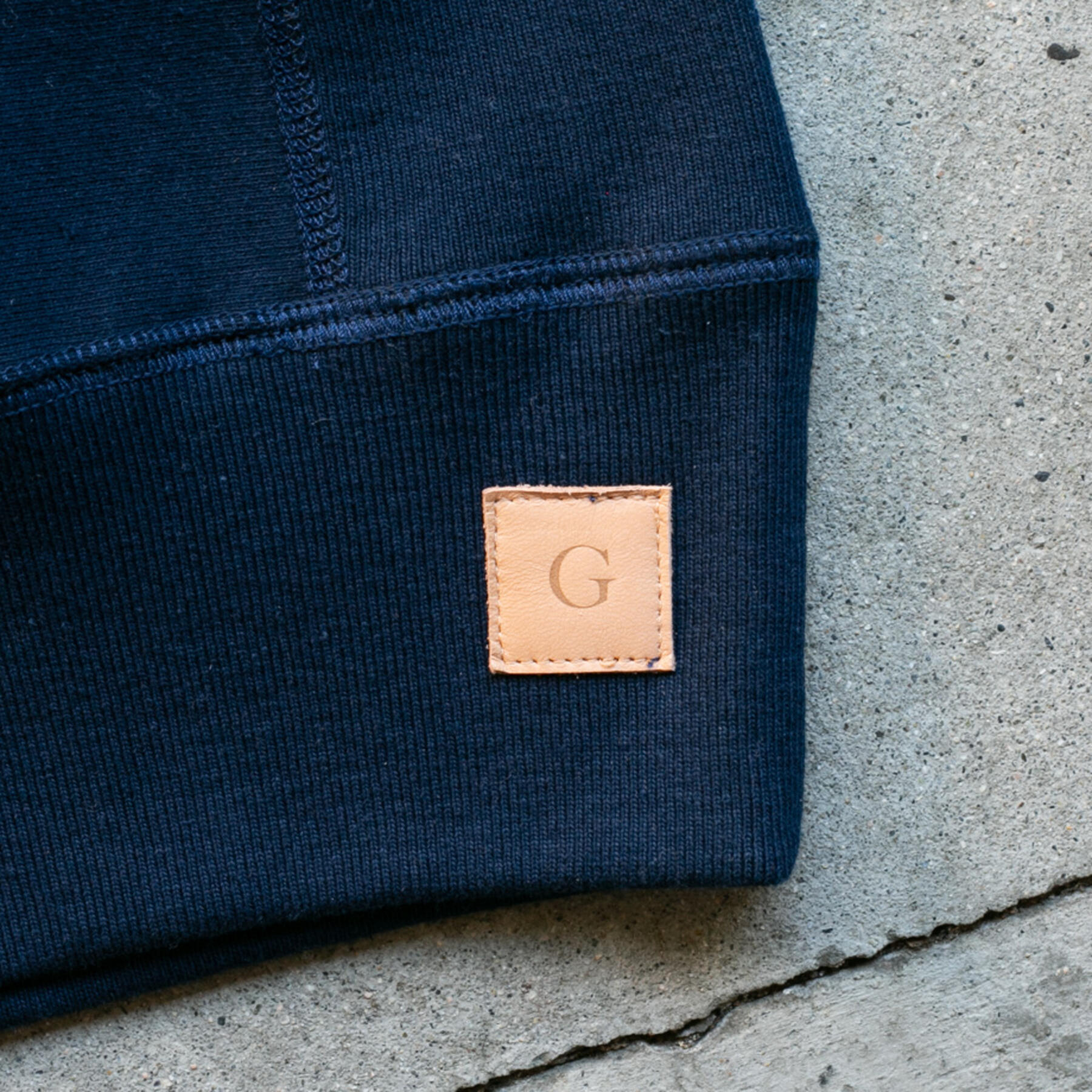gustin vintage heavyweight sweatshirt - navy