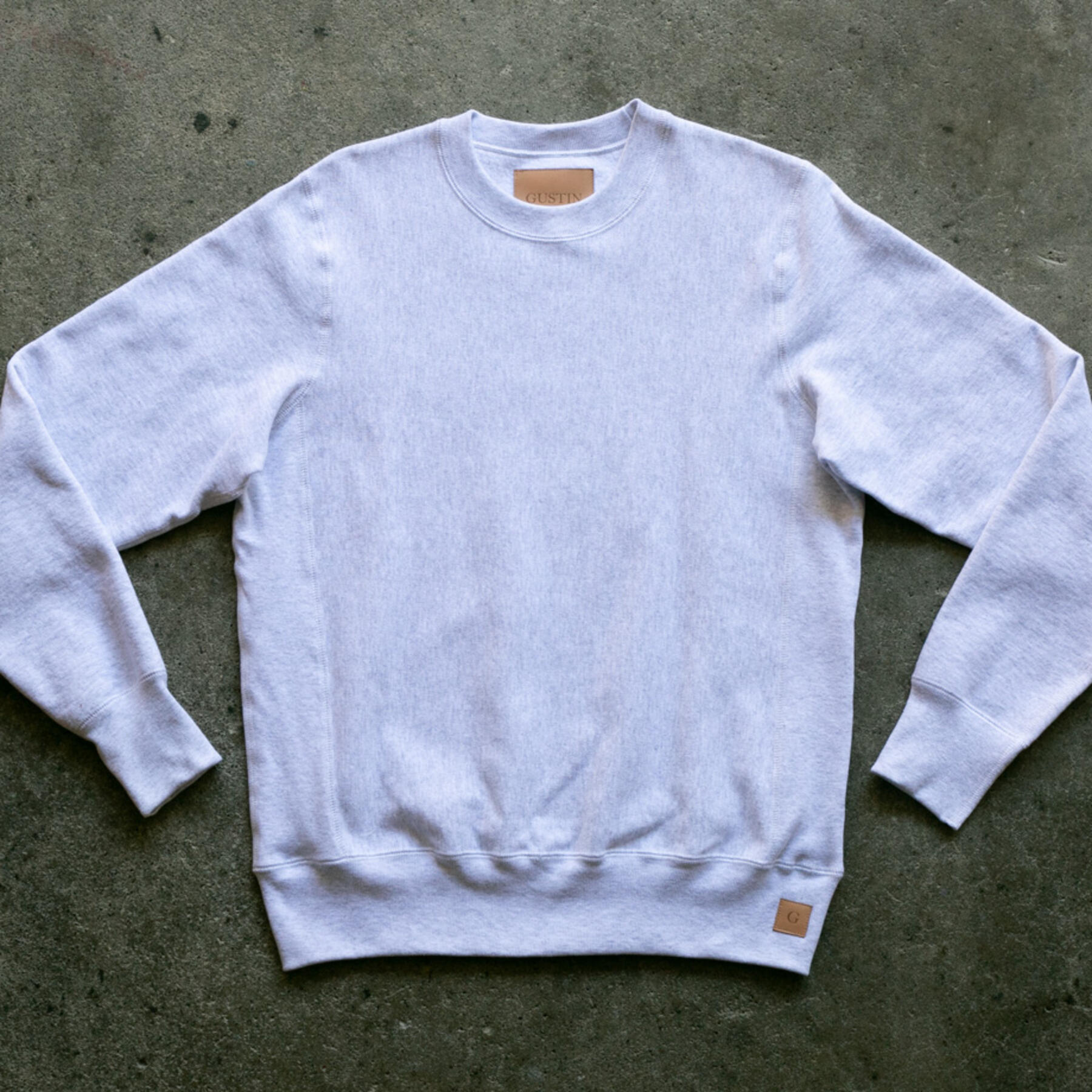 gustin vintage heavyweight sweatshirt - smoke