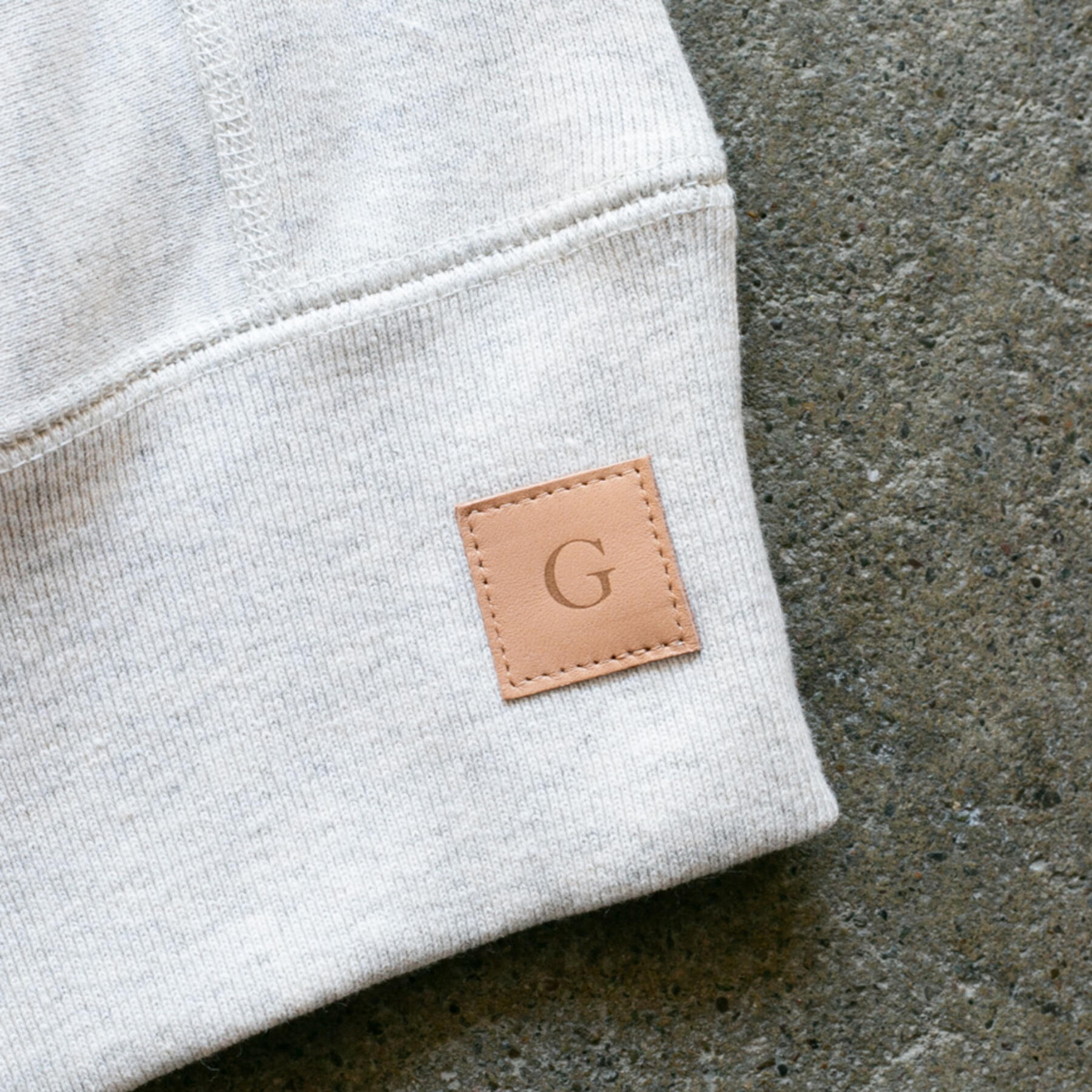 gustin vintage heavyweight sweatshirt - oatmeal