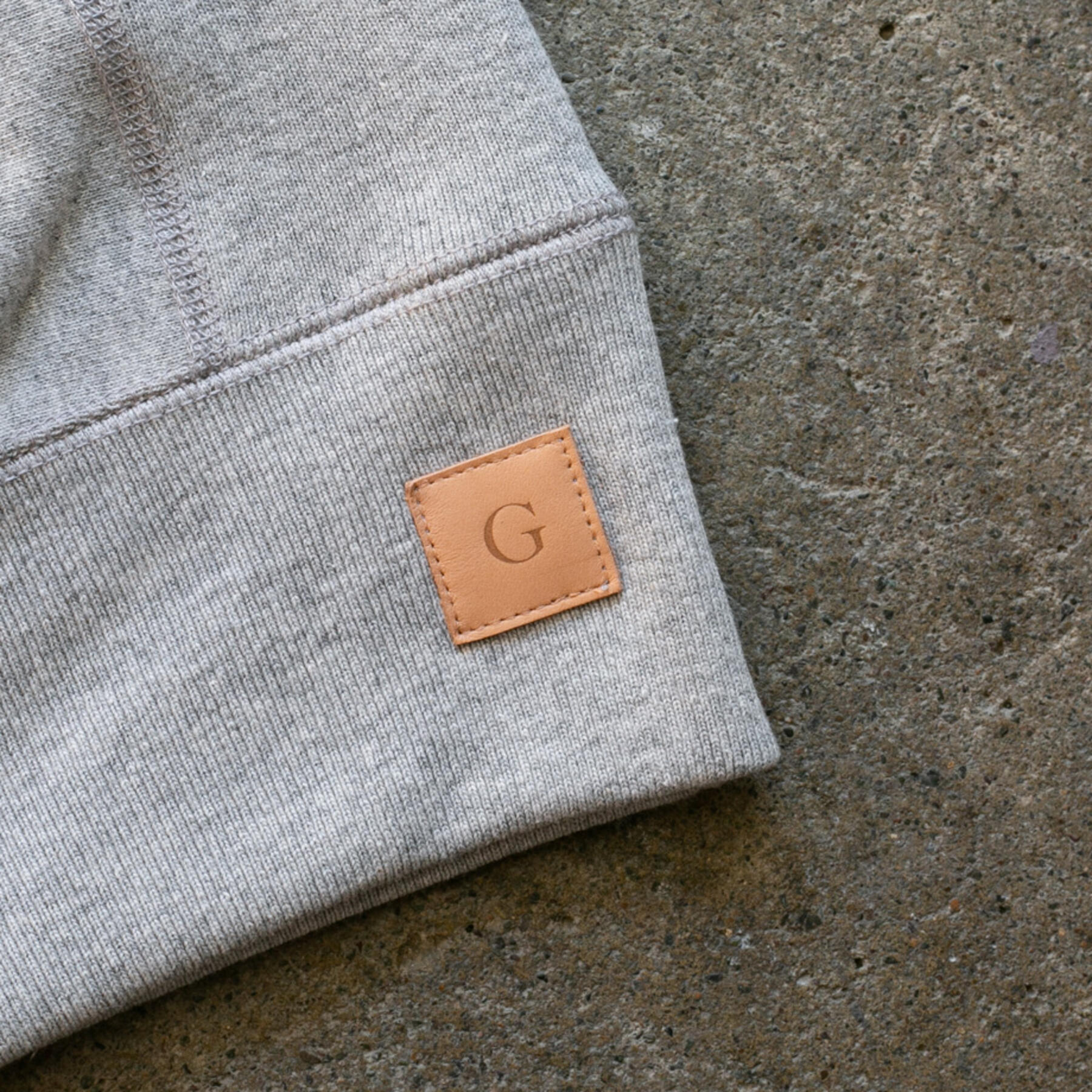 gustin vintage heavyweight sweatshirt - heather grey