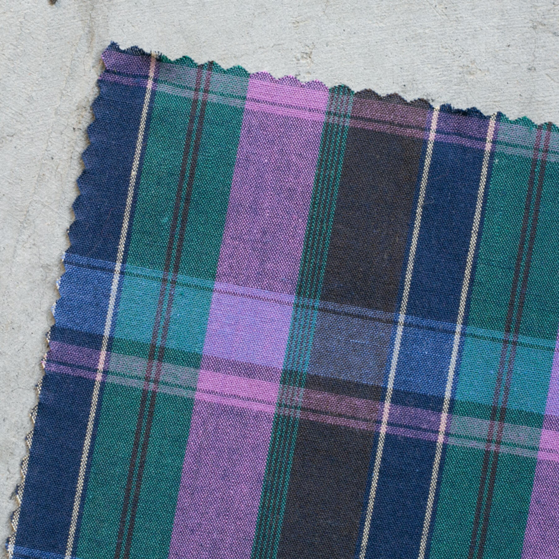 gustin #1089 hamptons plaid - purple emerald