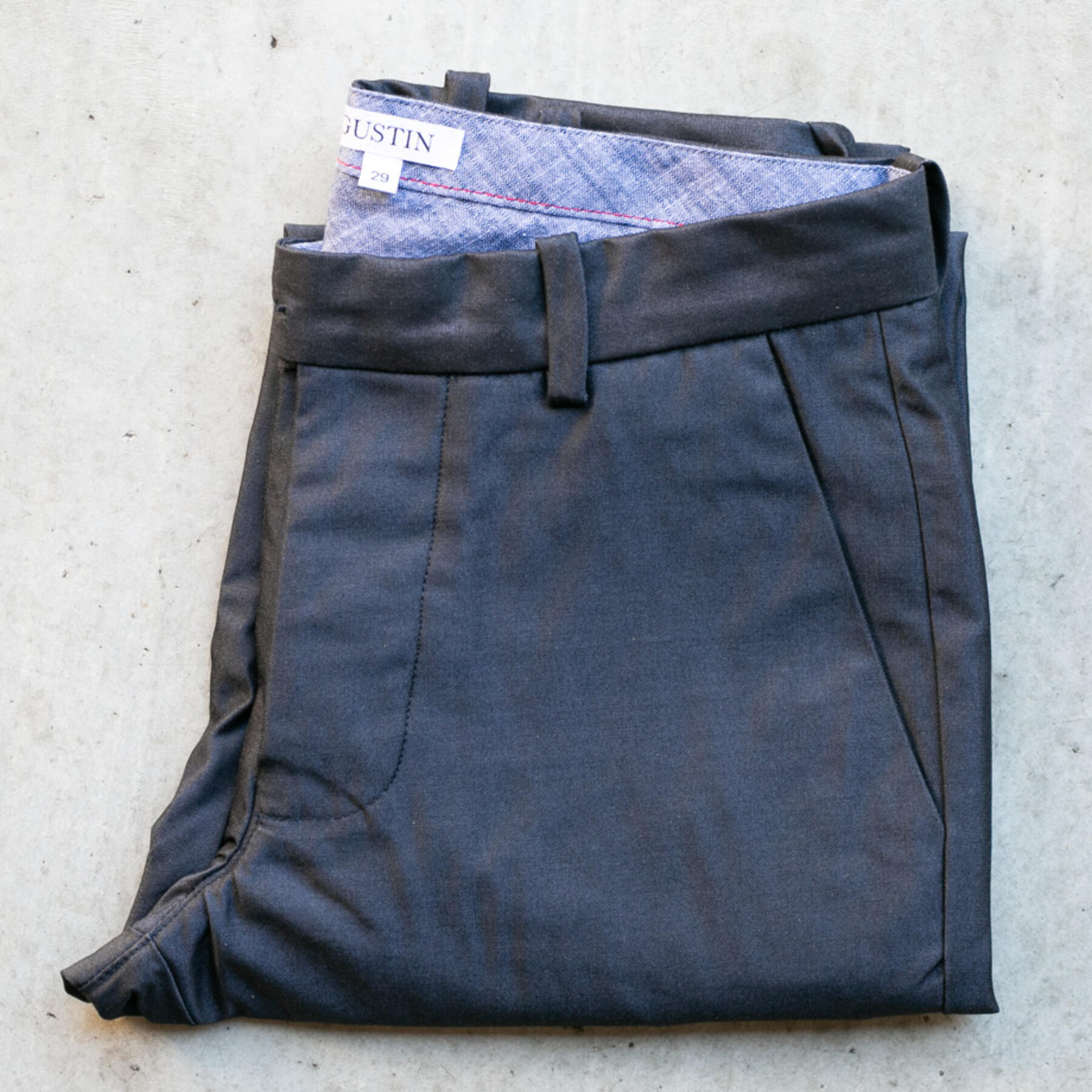 gustin #226 japan silk chinos - midnight
