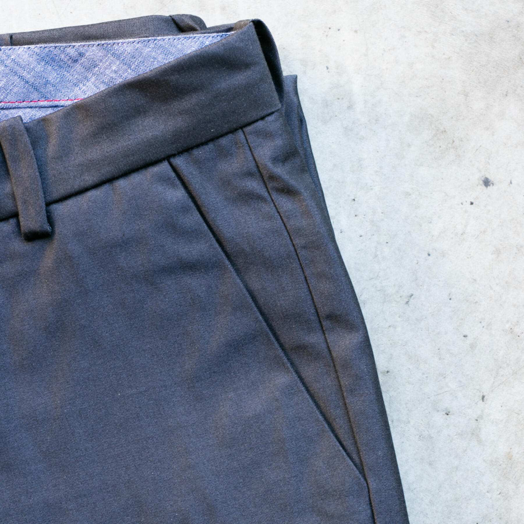gustin #226 japan silk chinos - midnight