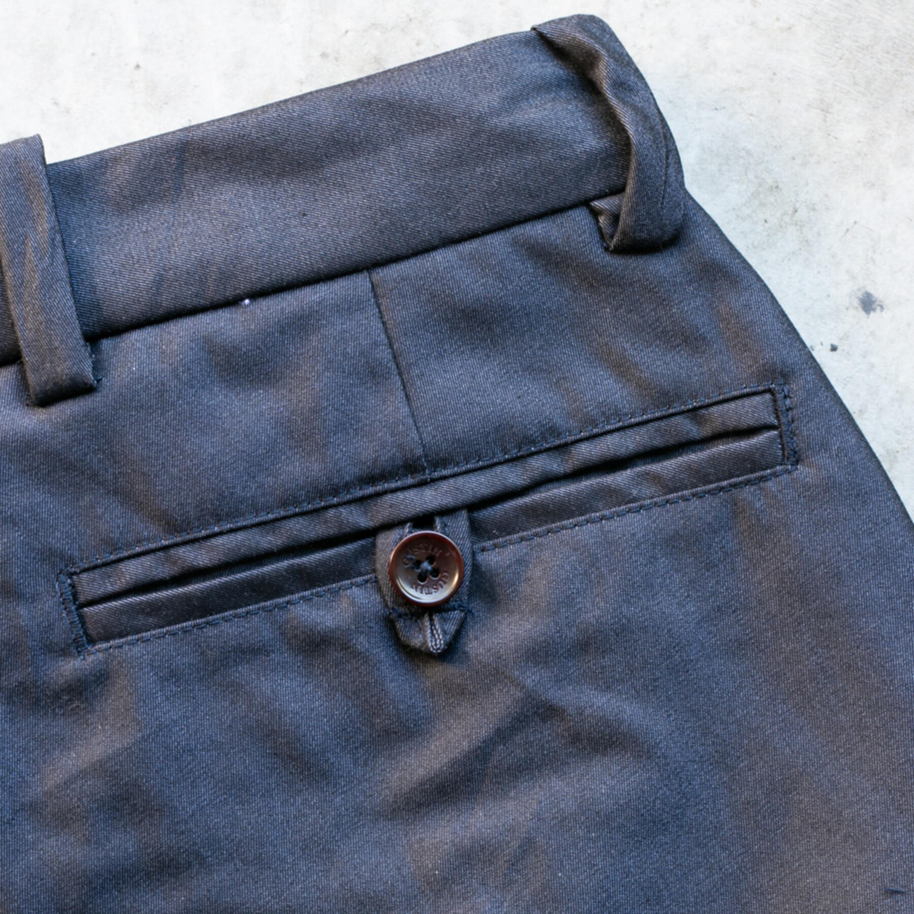 gustin #226 japan silk chinos - midnight