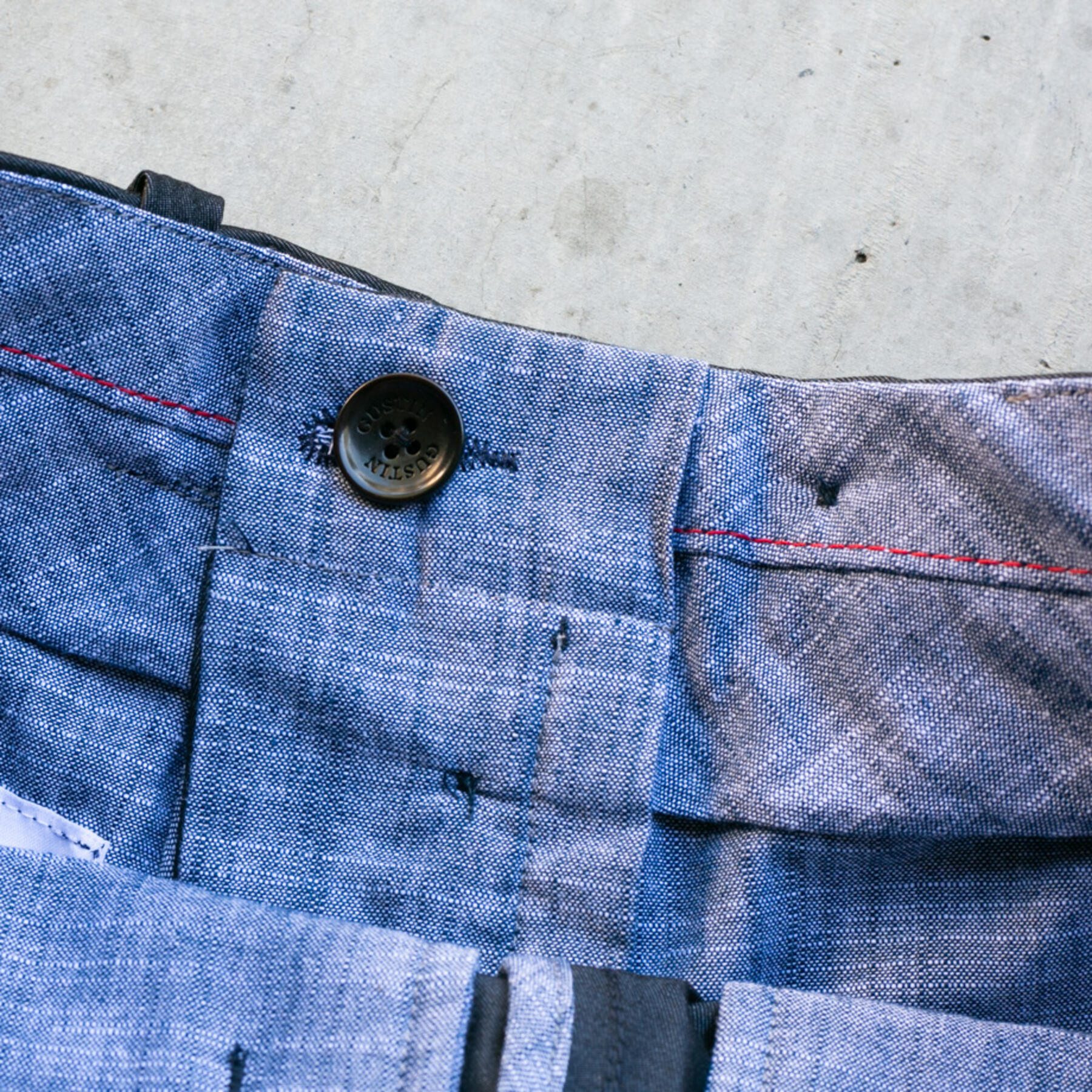 gustin #226 japan silk chinos - midnight