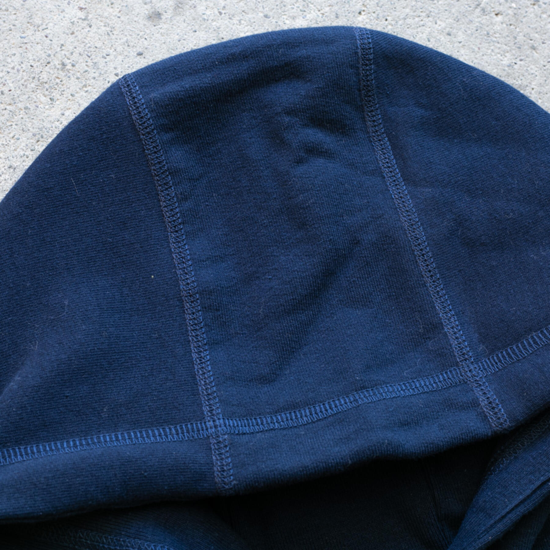 gustin vintage heavyweight pullover hoodie - navy