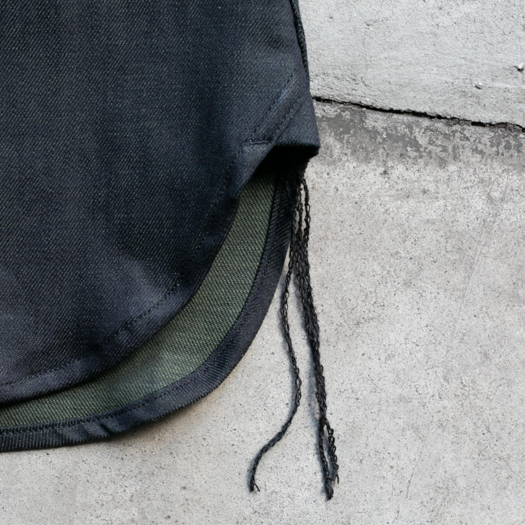 gustin #138 indigo x army workshirt