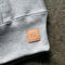 gustin heavyweight hoodie sweatshirt - heather grey
