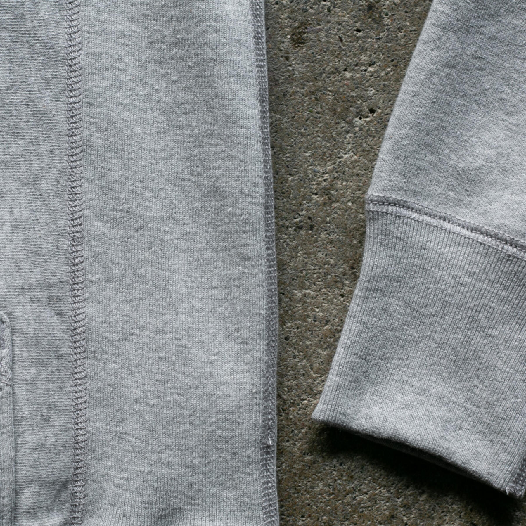 gustin vintage heavyweight pullover hoodie - heather grey