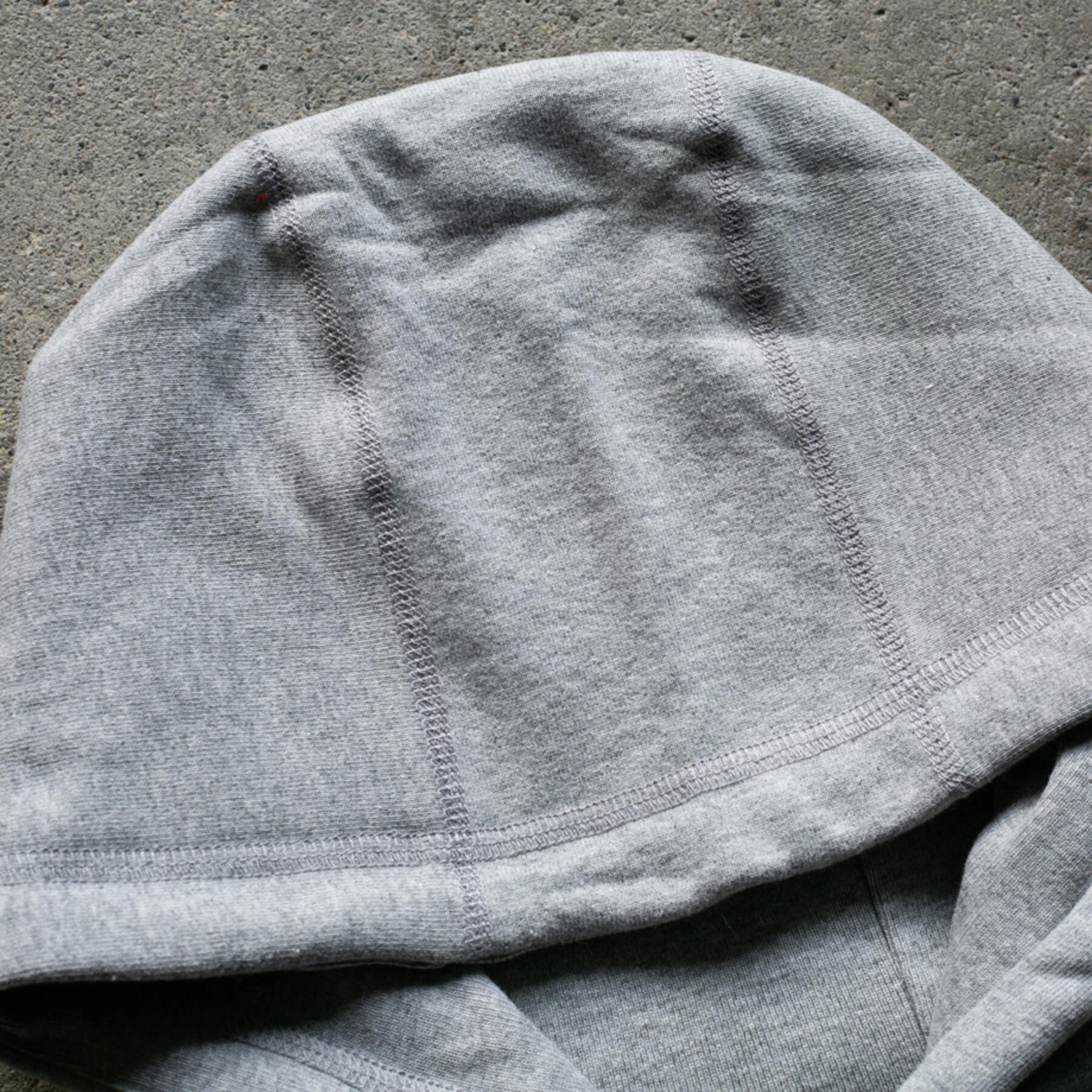 gustin vintage heavyweight pullover hoodie - heather grey