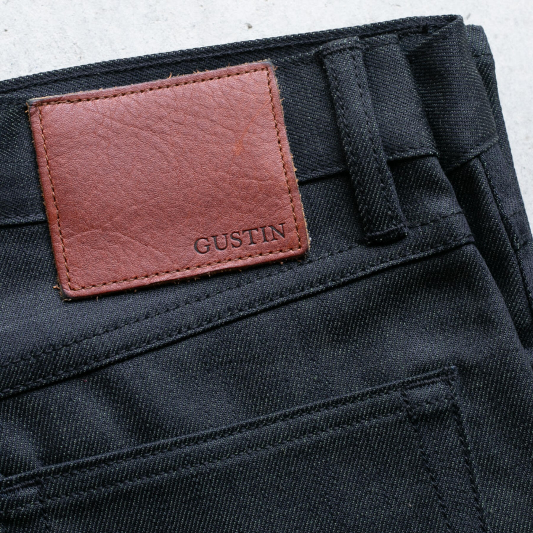 gustin #262 indigo x army 5 pocket