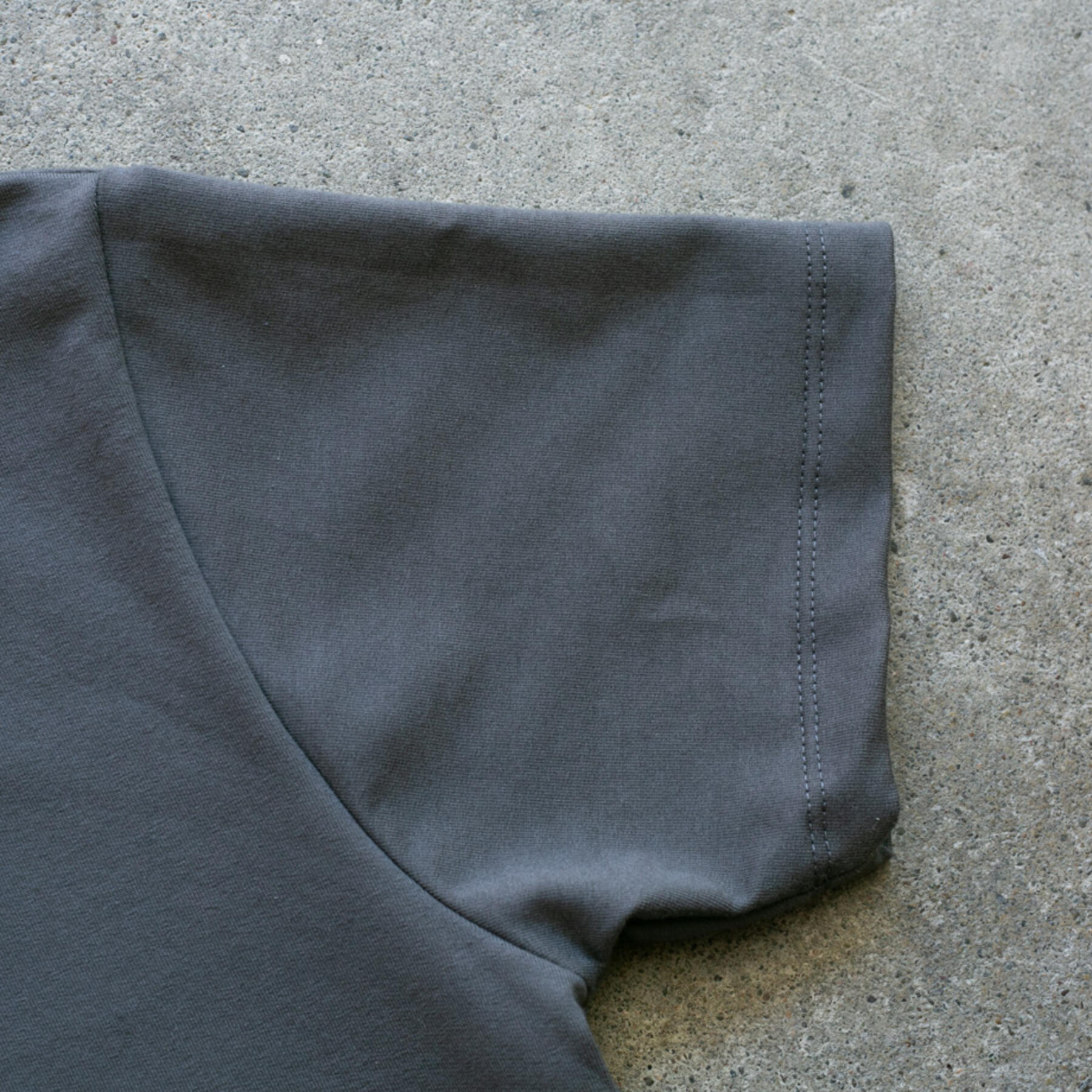 gustin micro french terry polo - graphite