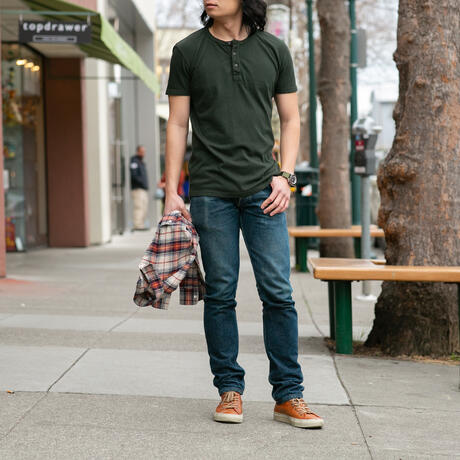 gustin short sleeve henley 3 pack