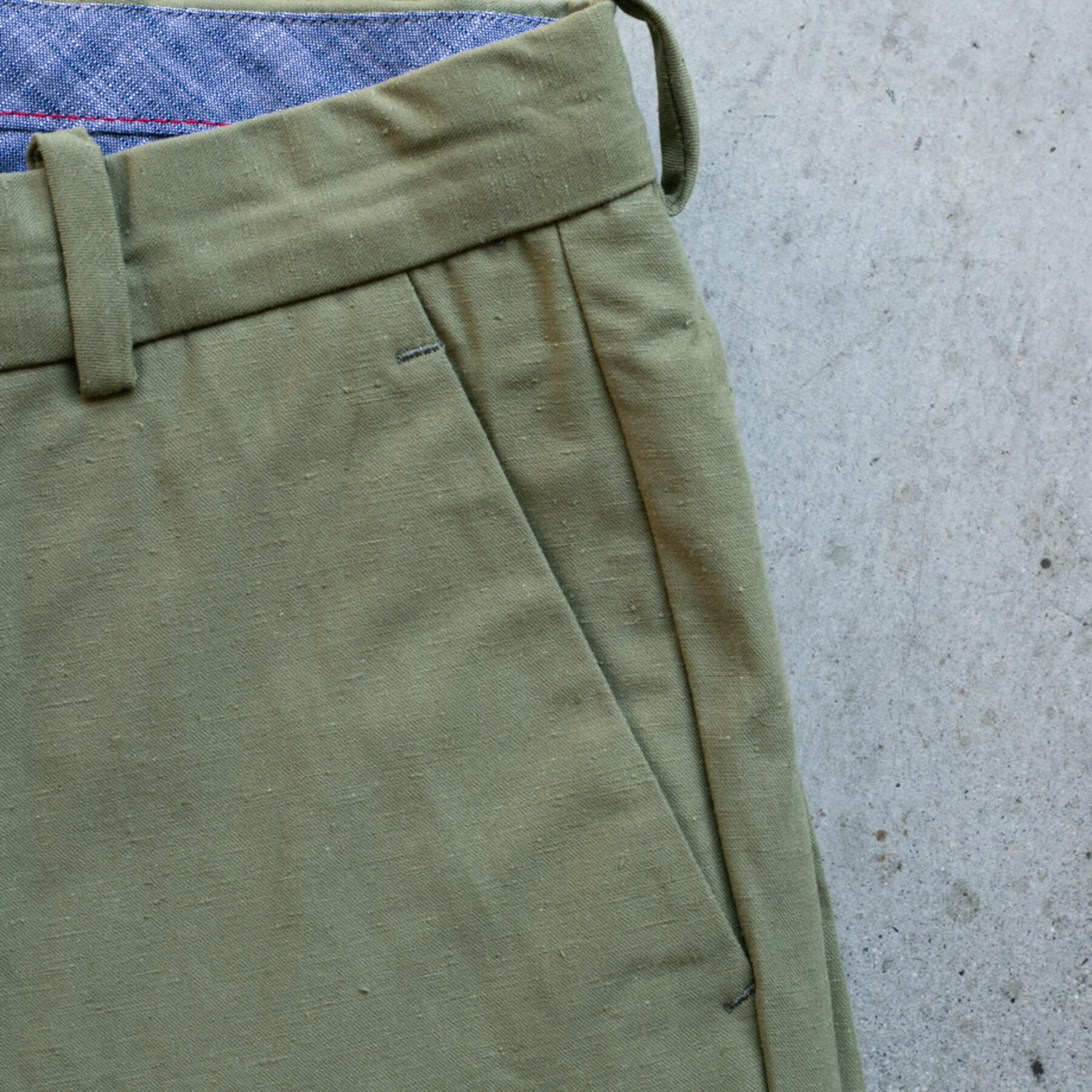 gustin #228 ultra soft nep chinos - olive