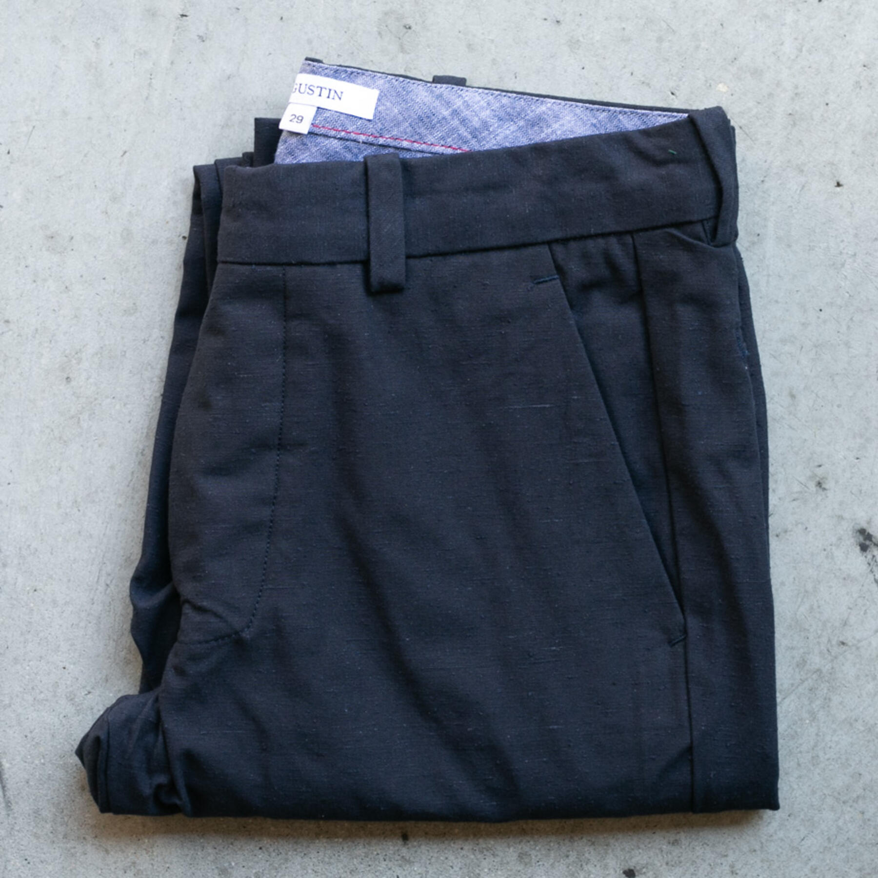 gustin #229 ultra soft nep chinos - navy