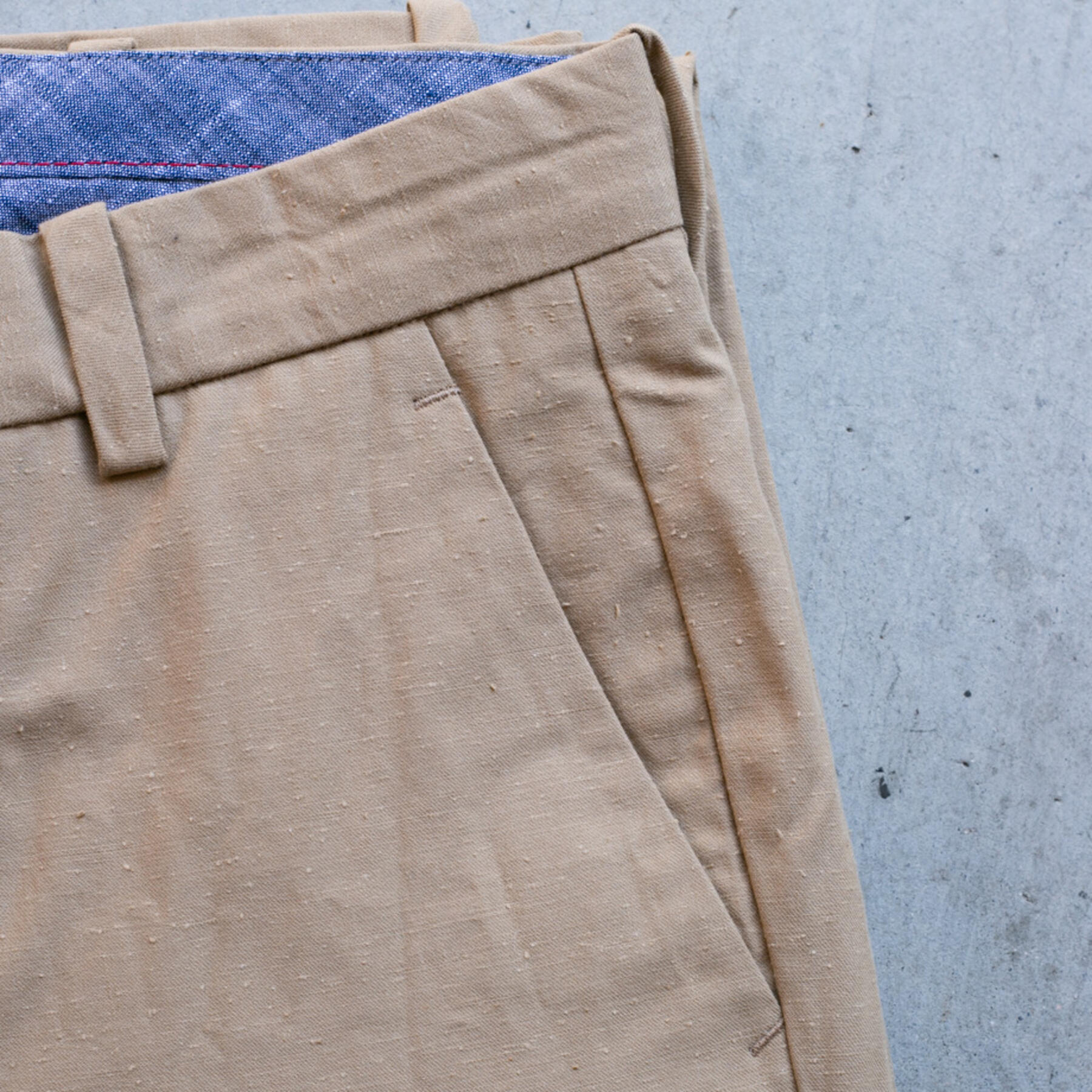 gustin #230 ultra soft nep chinos - khaki