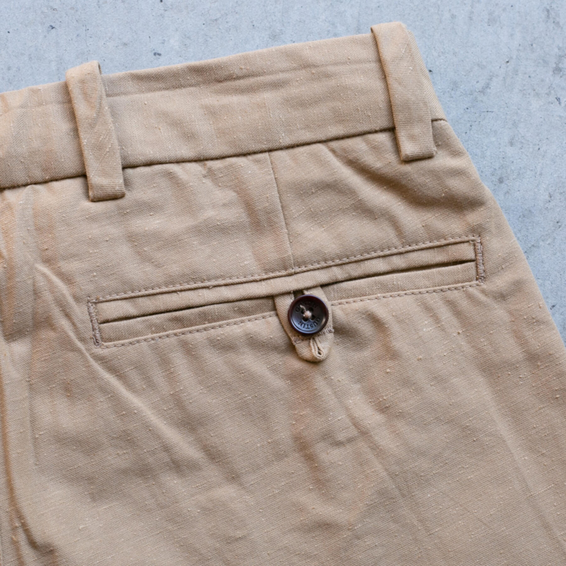 gustin #230 ultra soft nep chinos - khaki