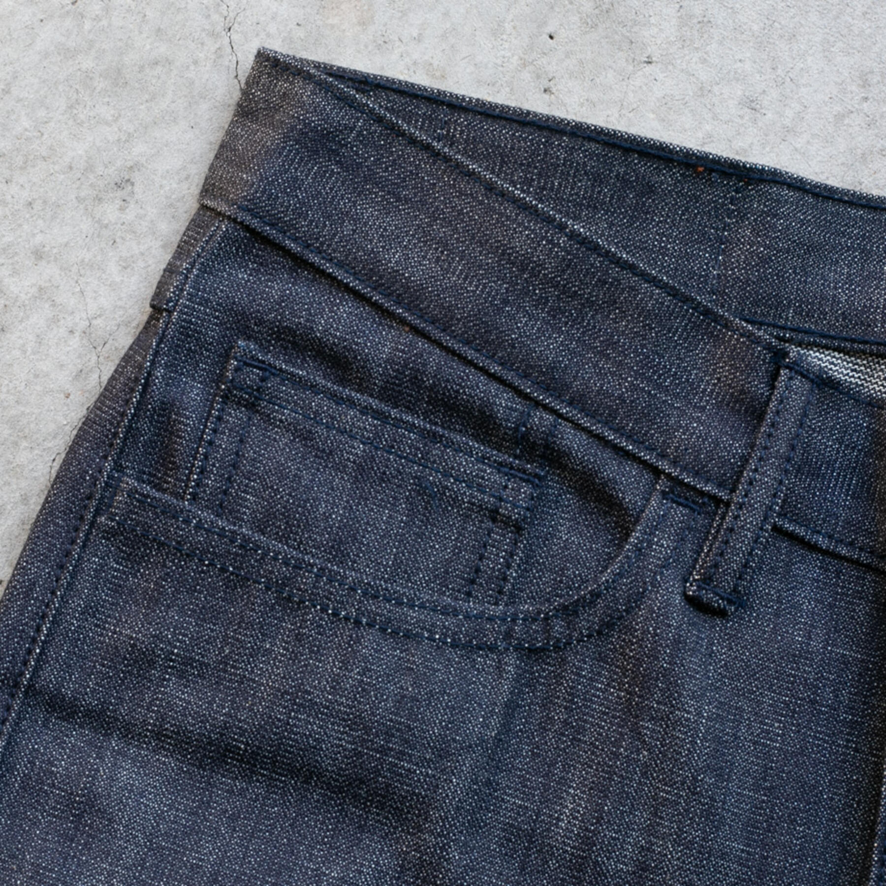 gustin #266 heavy indigo broken twill