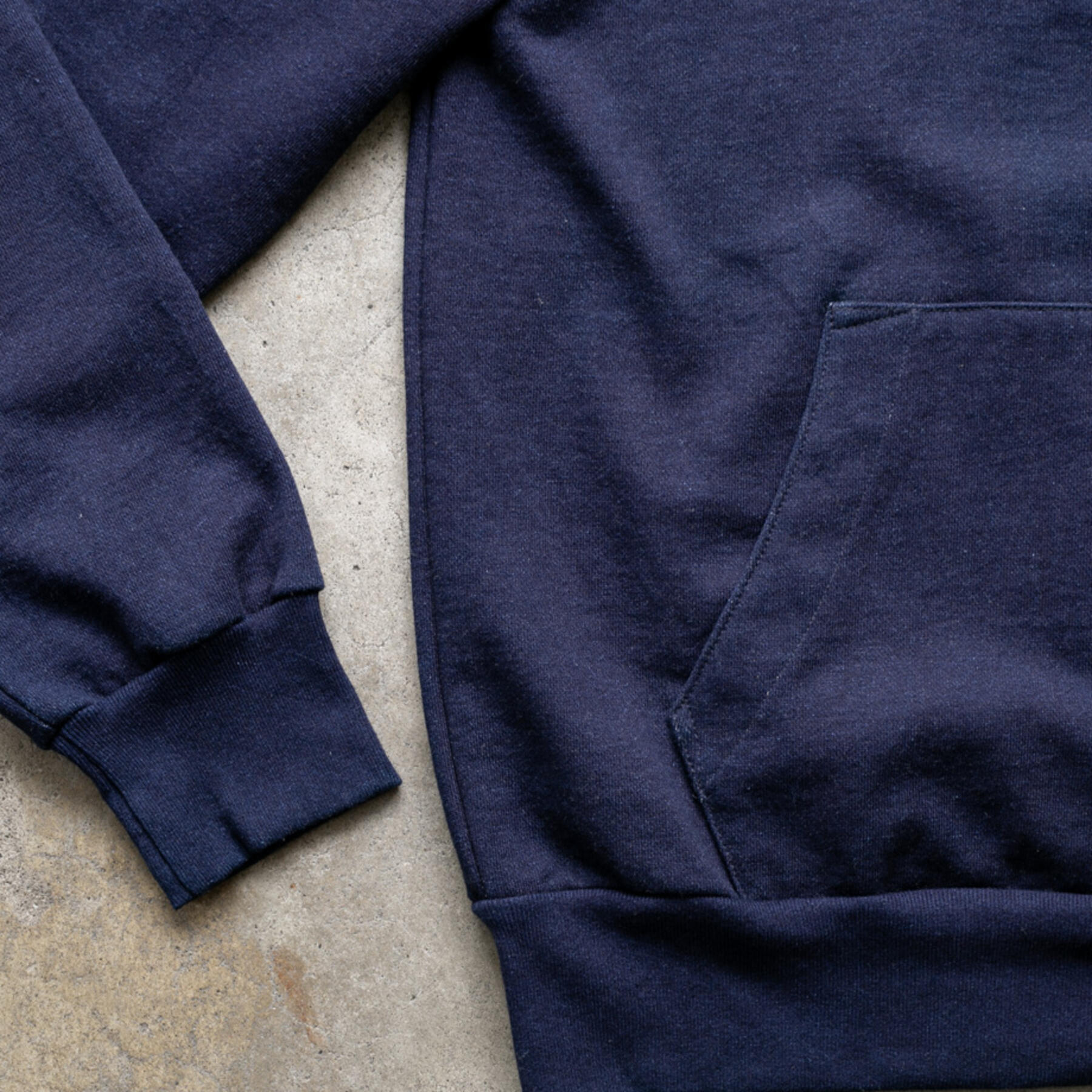 gustin indigo dye rugby sweatshirt