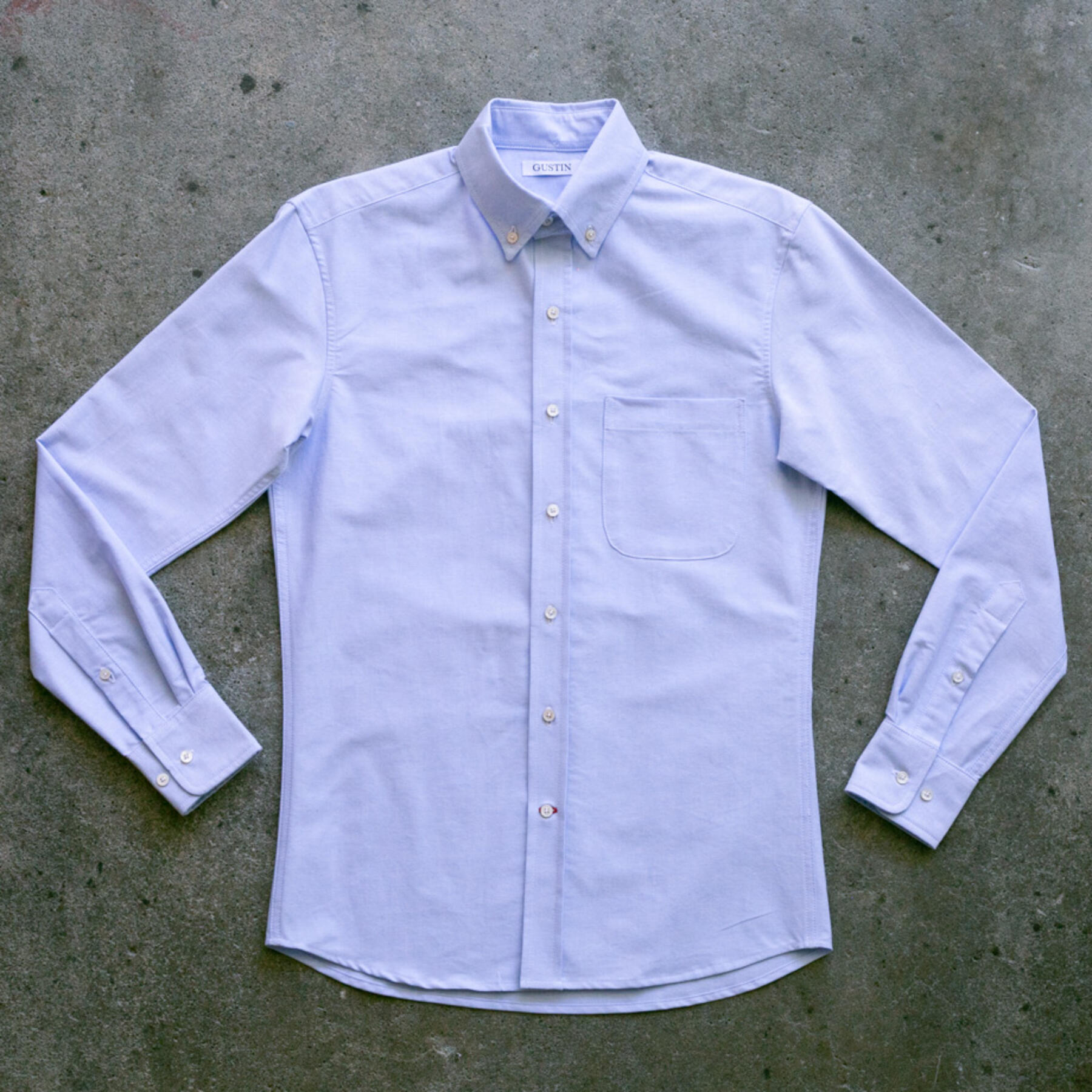 gustin #1099 selvedge oxford - blue