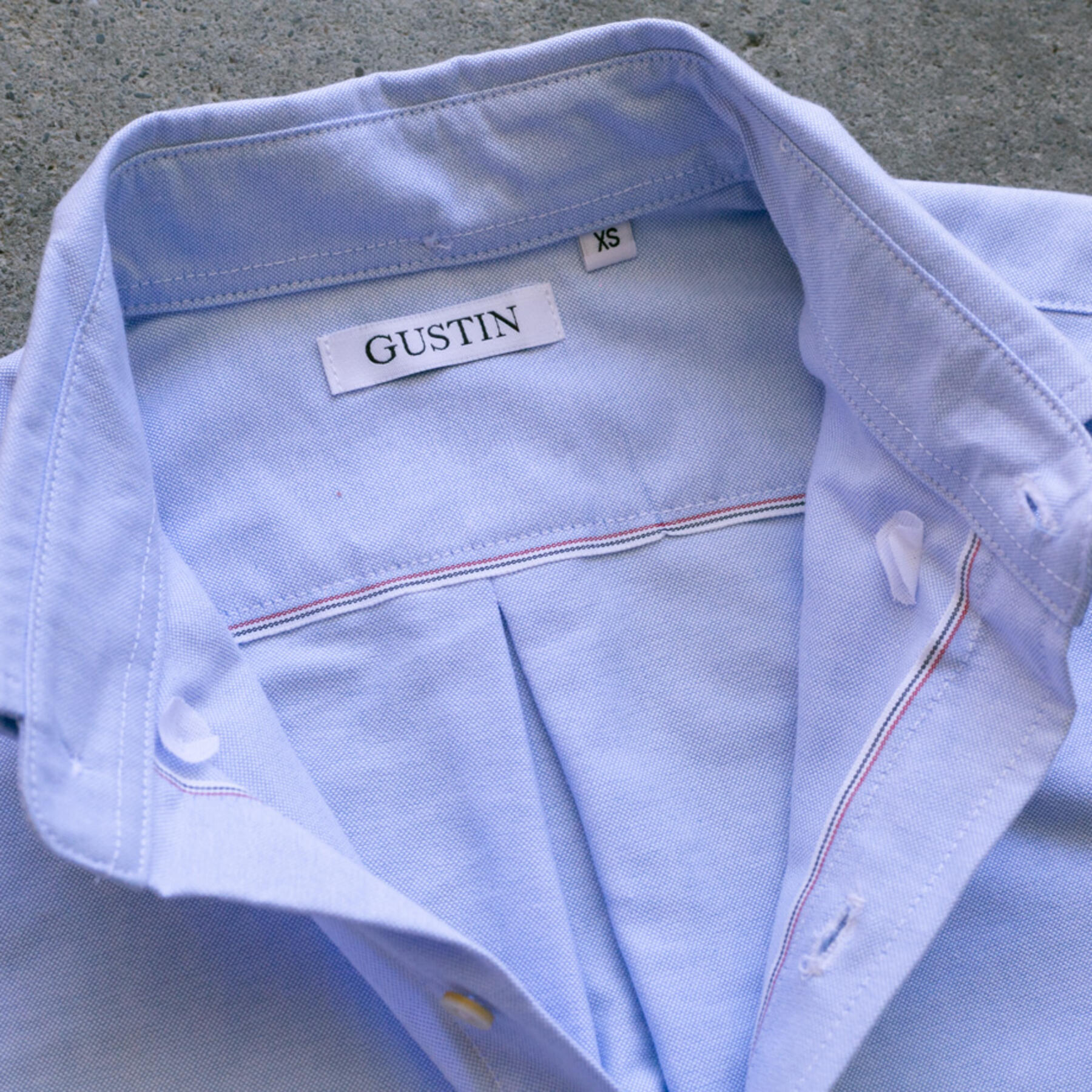 gustin #1099 selvedge oxford - blue