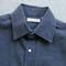 gustin #1101 stripe seersucker short sleeve shirt - charcoalxnavy
