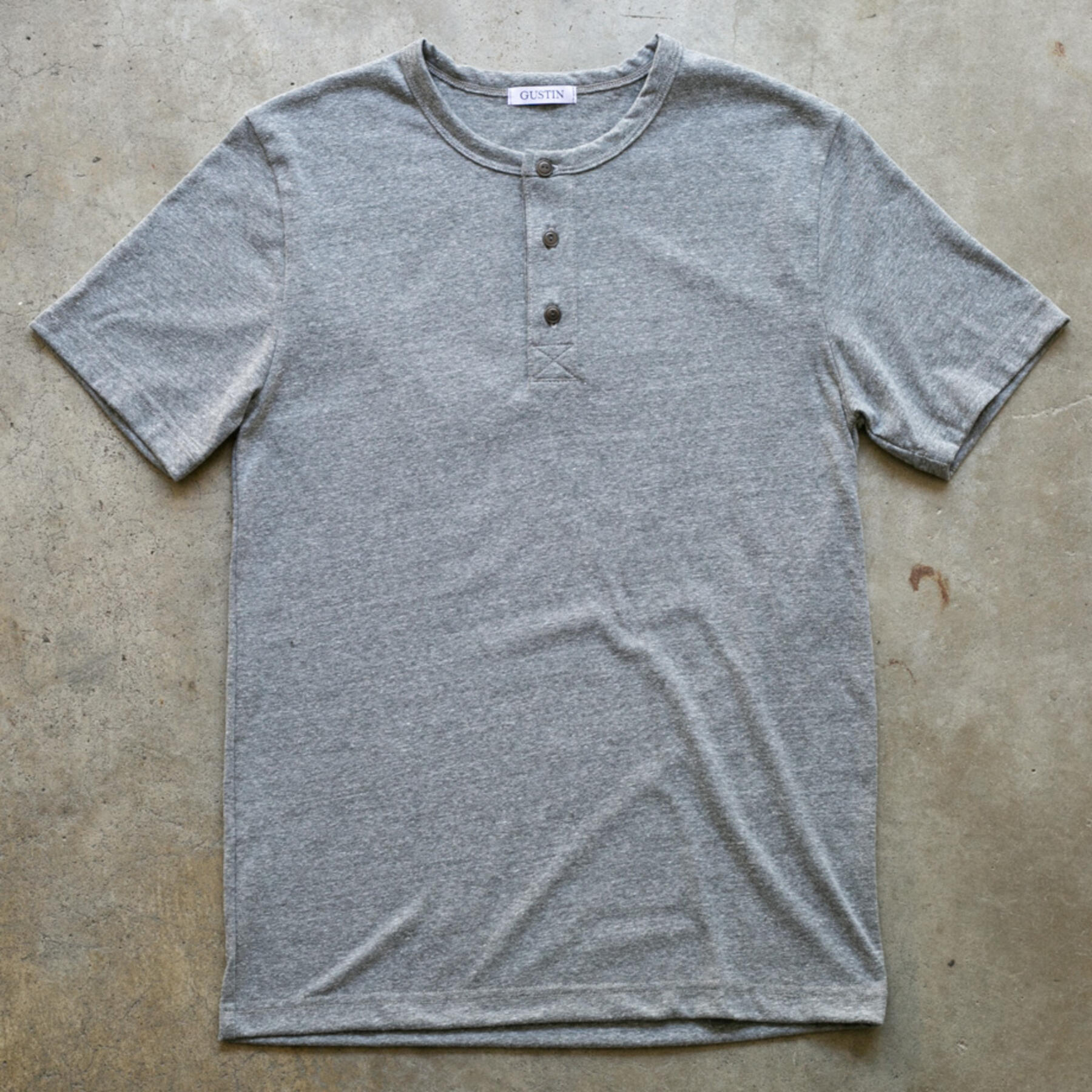 gustin short sleeve heather henley 3 pack